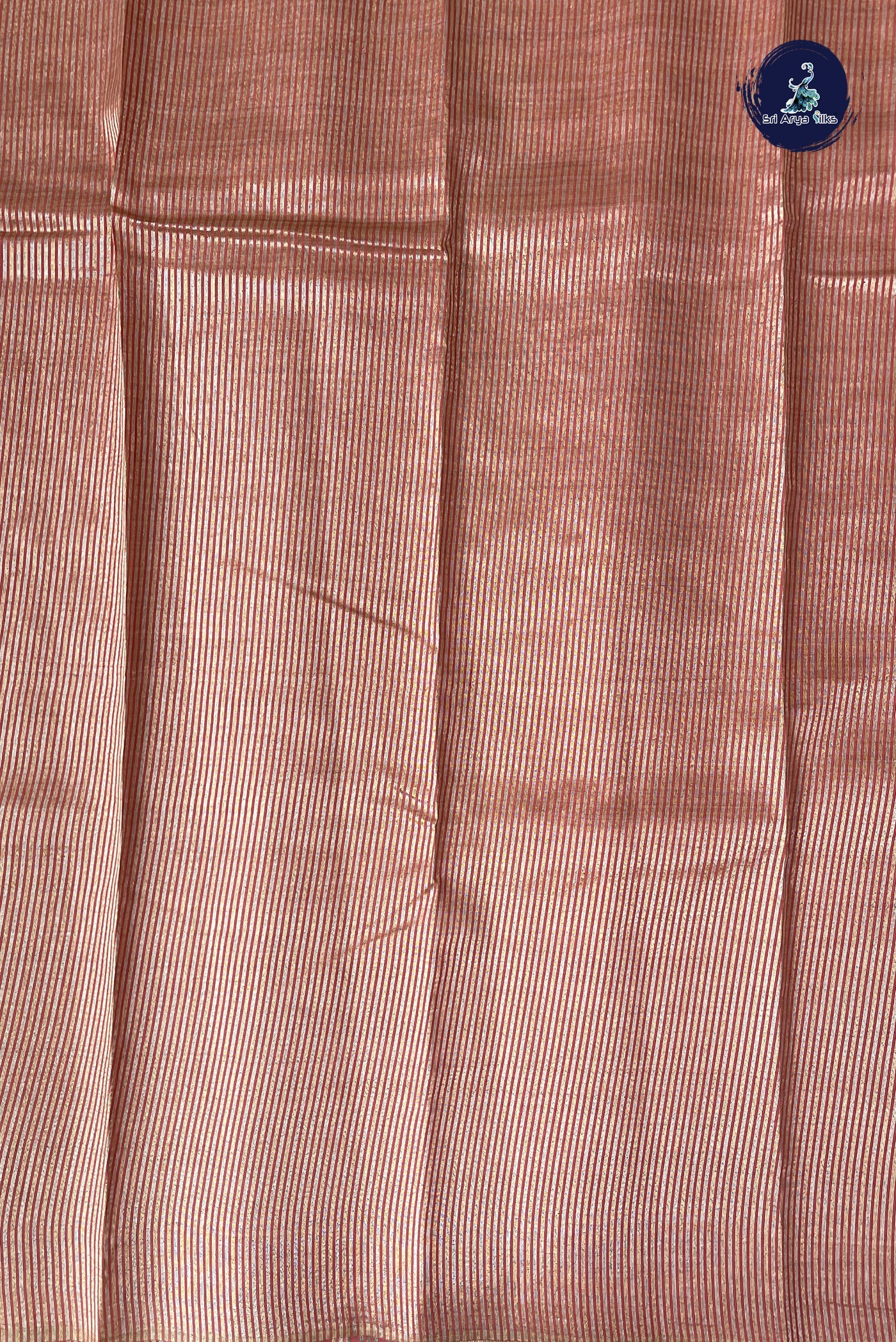 Pink Semi Tussar Saree With Zari Buttas Pattern