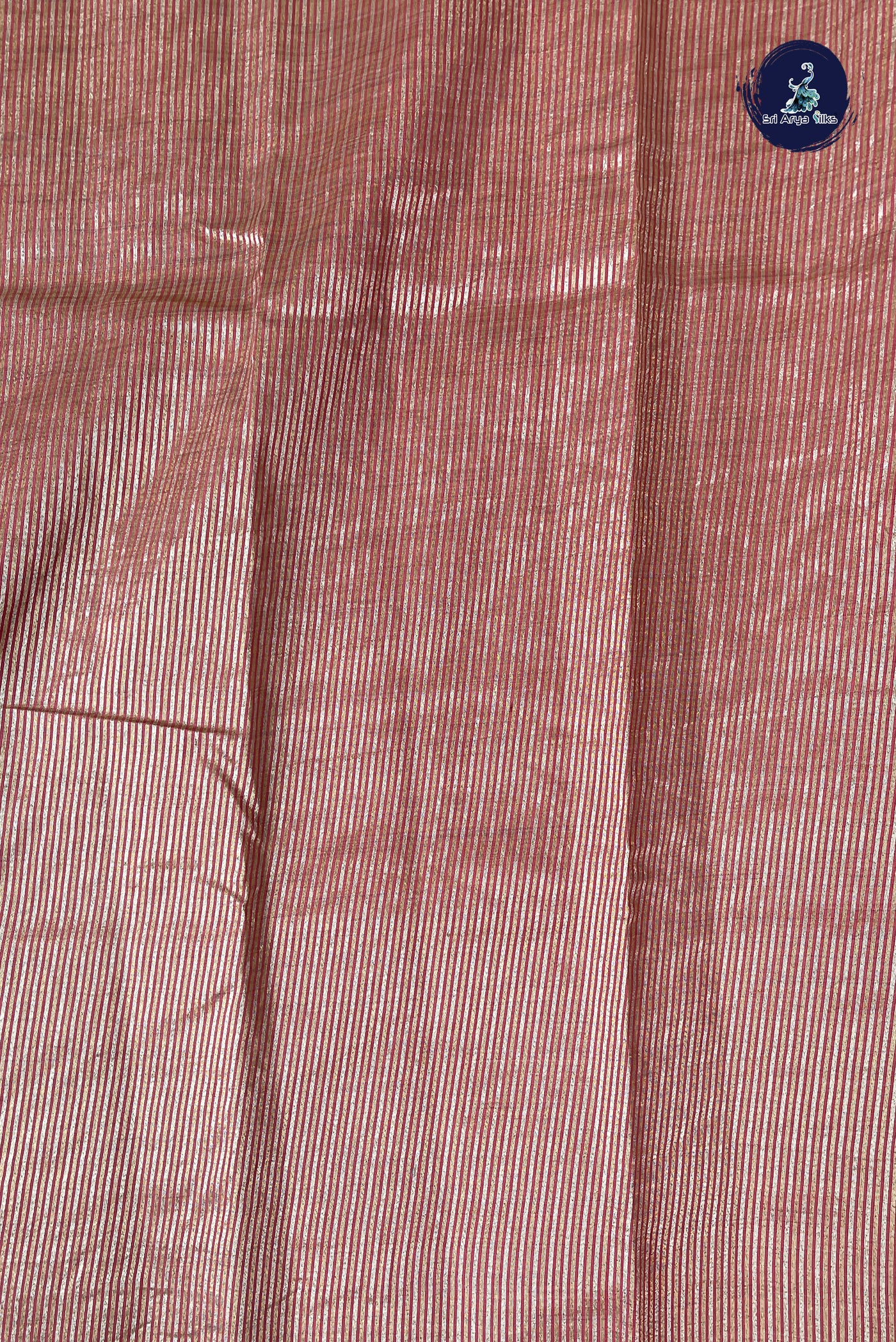 Pink Semi Tussar Saree With Zari Buttas Pattern