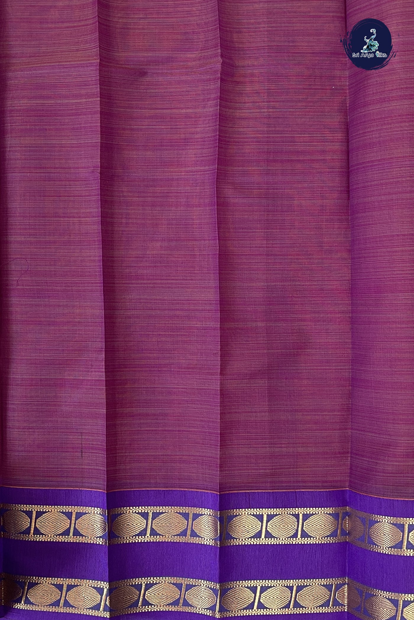 Peach Budget Semi Silk Cotton Saree With Zari Buttas Pattern