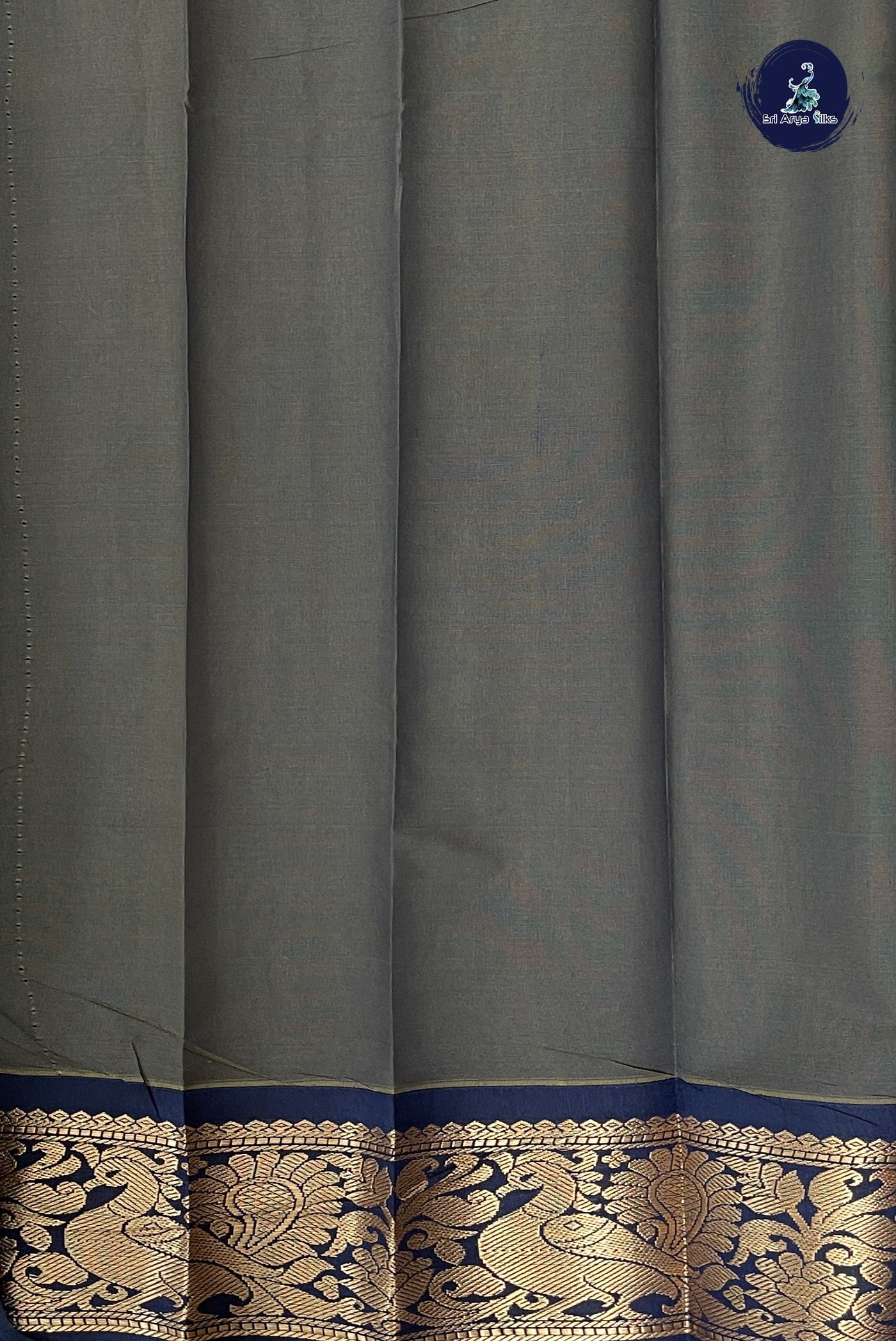 Lime Green Budget Semi Silk Cotton Saree With Zari Buttas Pattern
