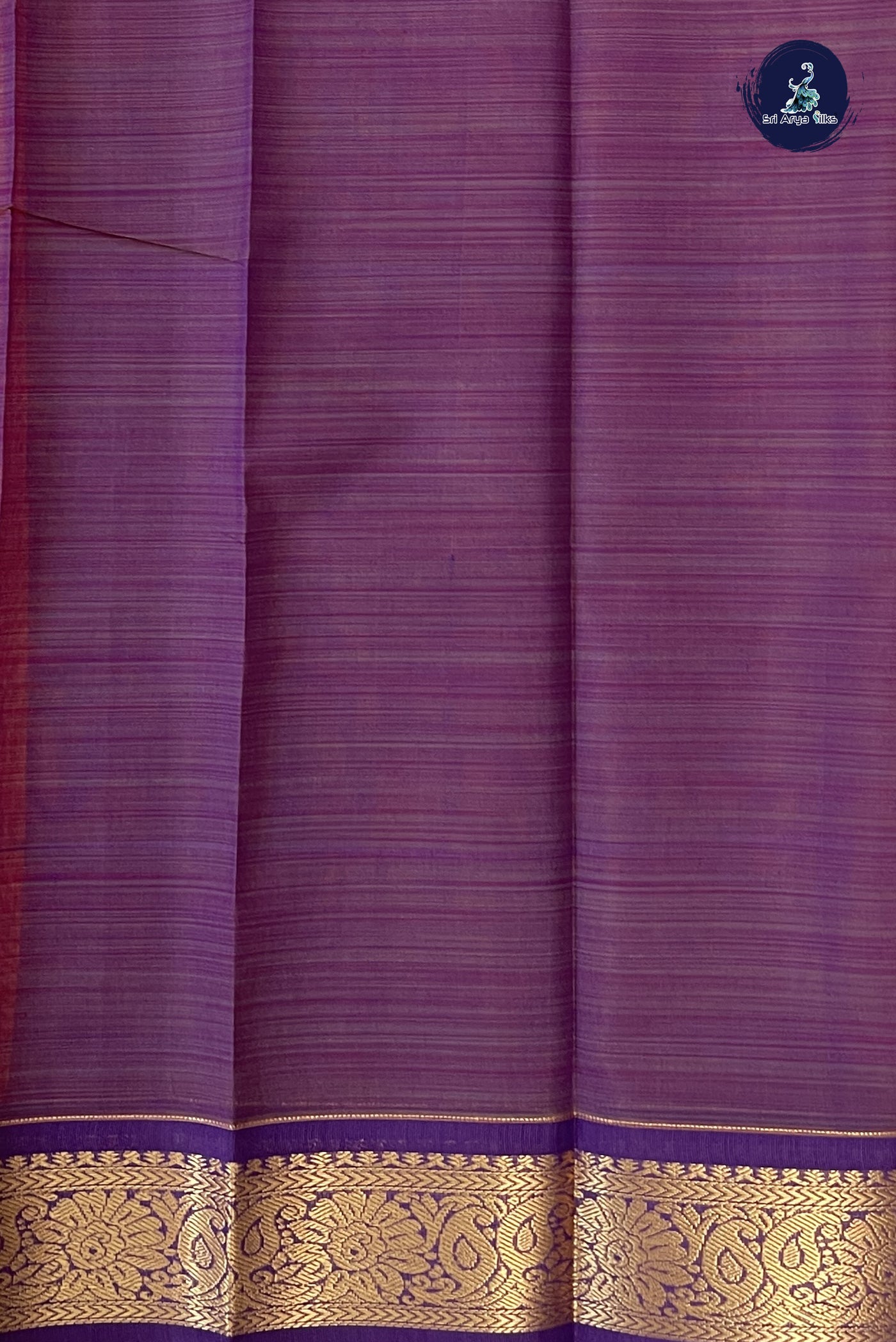 Orange Budget Semi Silk Cotton Saree With Zari Buttas Pattern