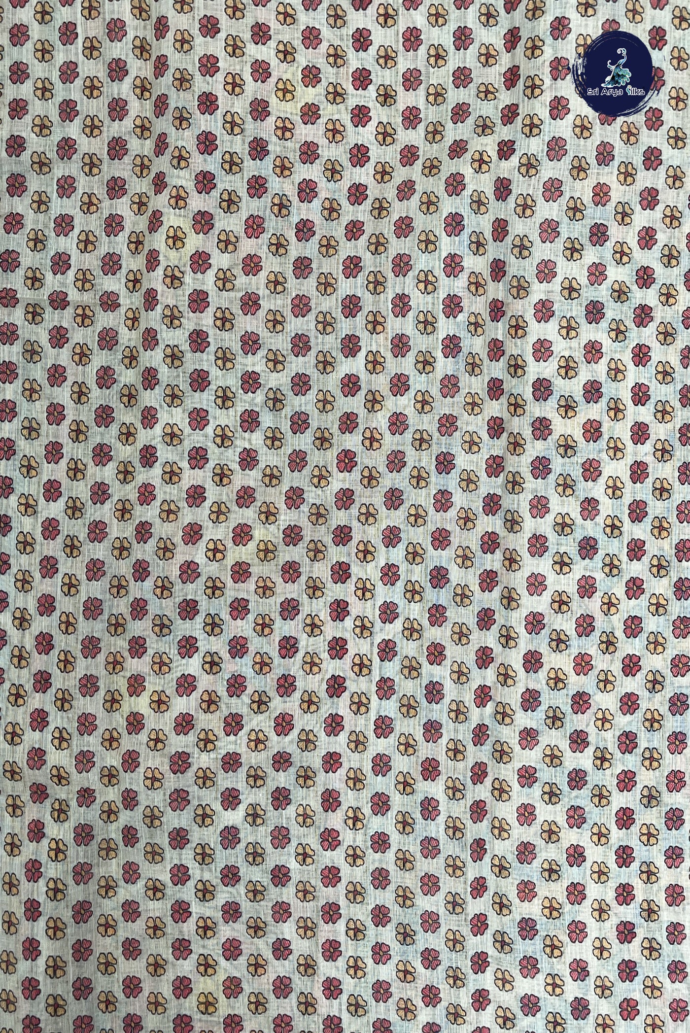 Pink Linen Saree With Plain Pattern