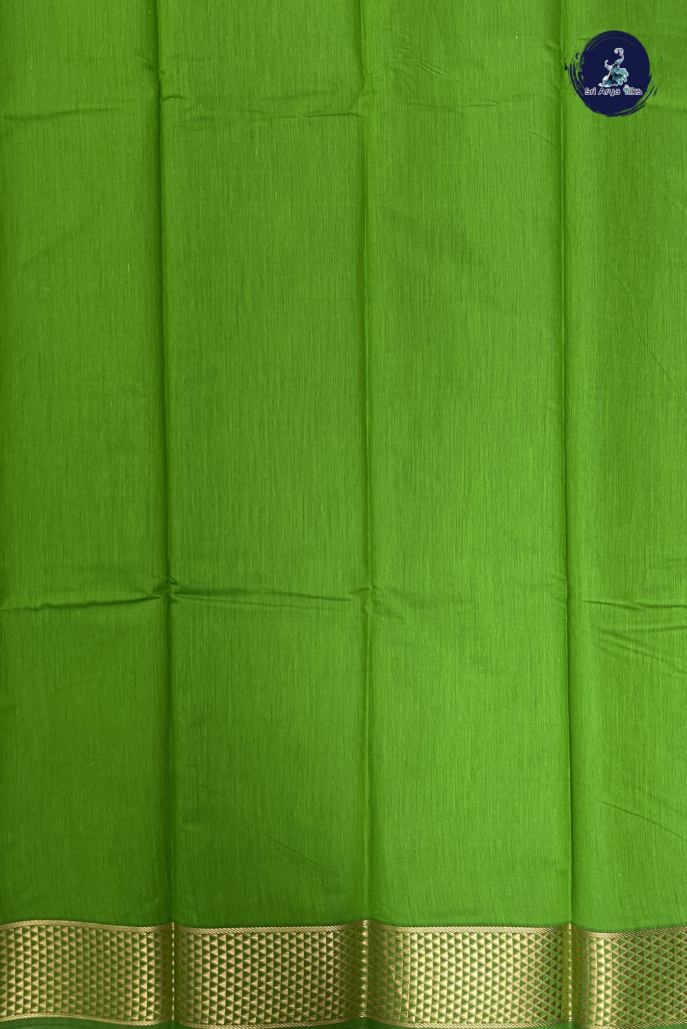 Light Green Budget Semi Silk Cotton Saree With Zari Buttas Pattern