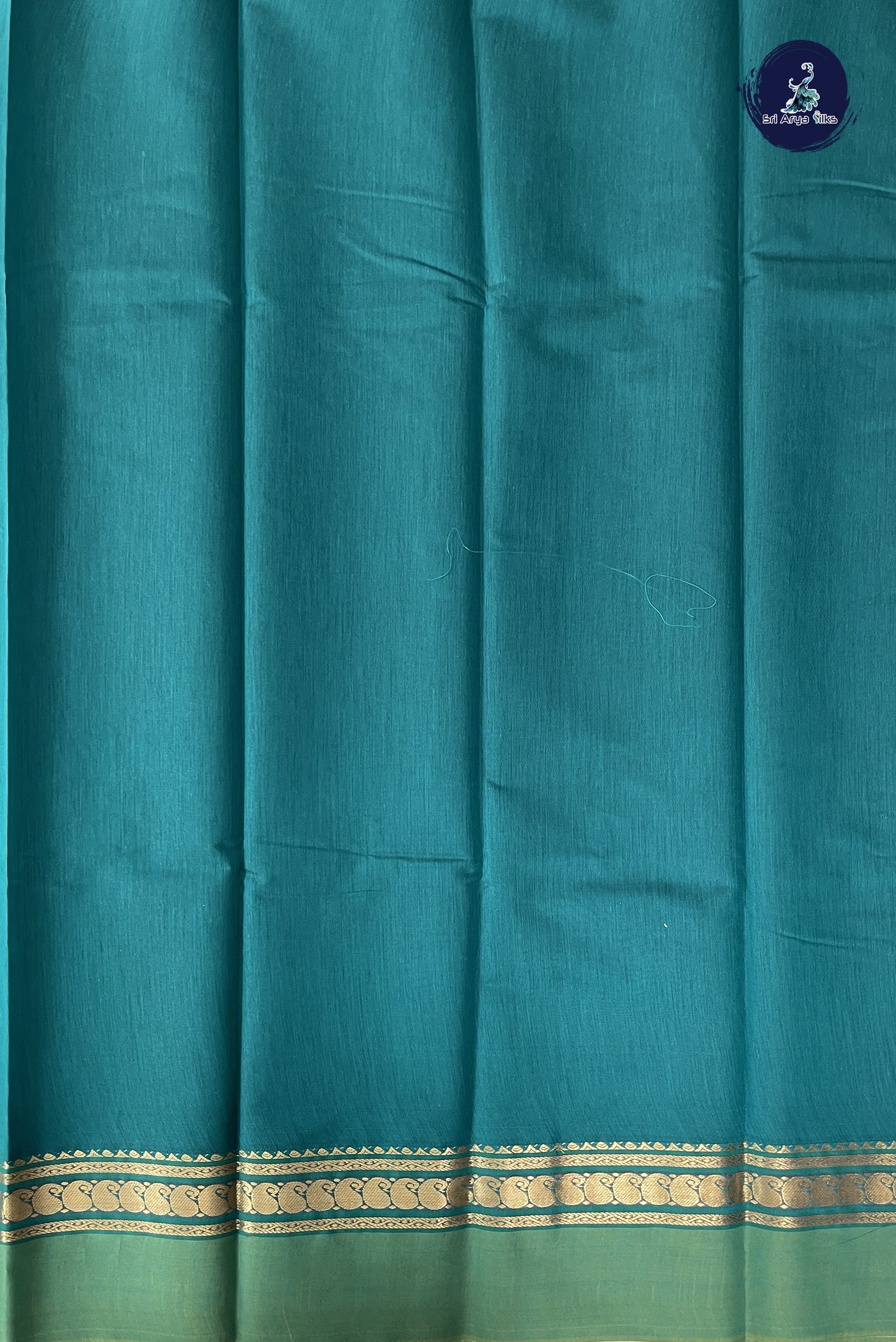 Green Budget Semi Silk Cotton Saree With Zari Buttas Pattern