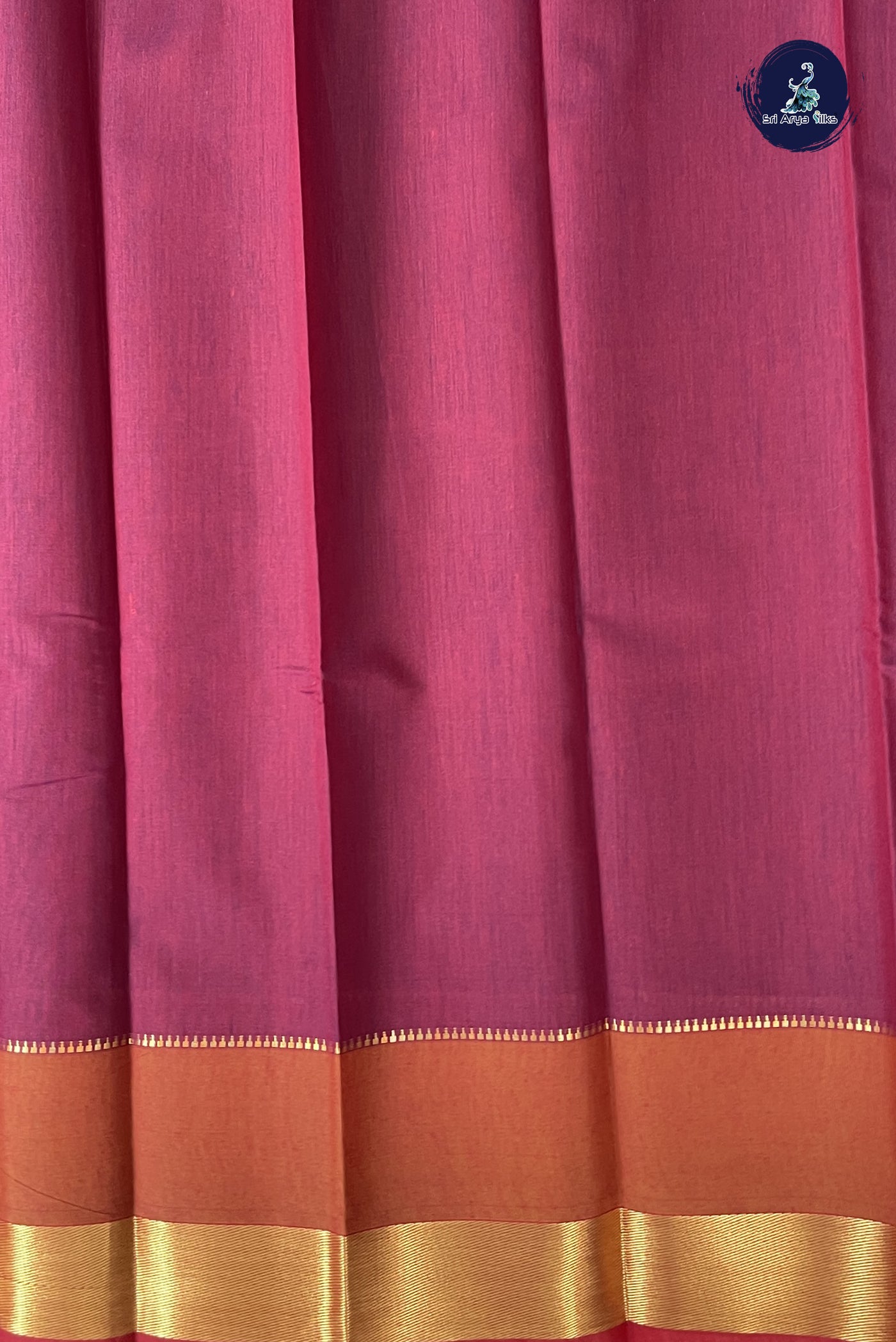 Maroon Budget Semi Silk Cotton Saree With Zari Buttas Pattern