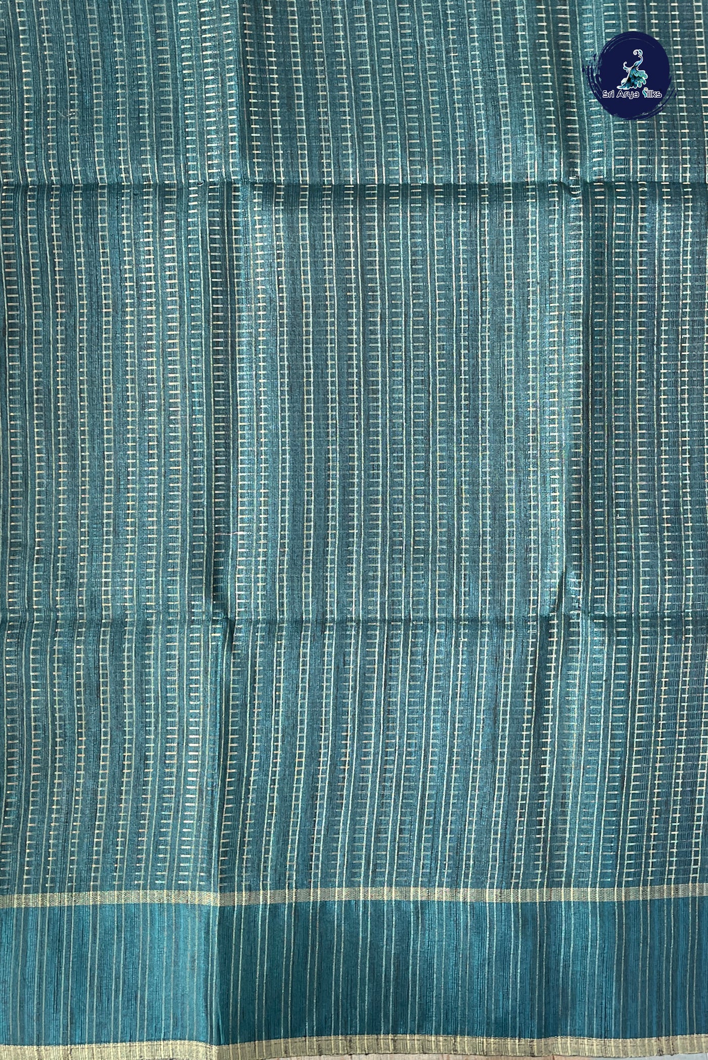 Purple Semi Tussar Saree With Zari Woven Pattern