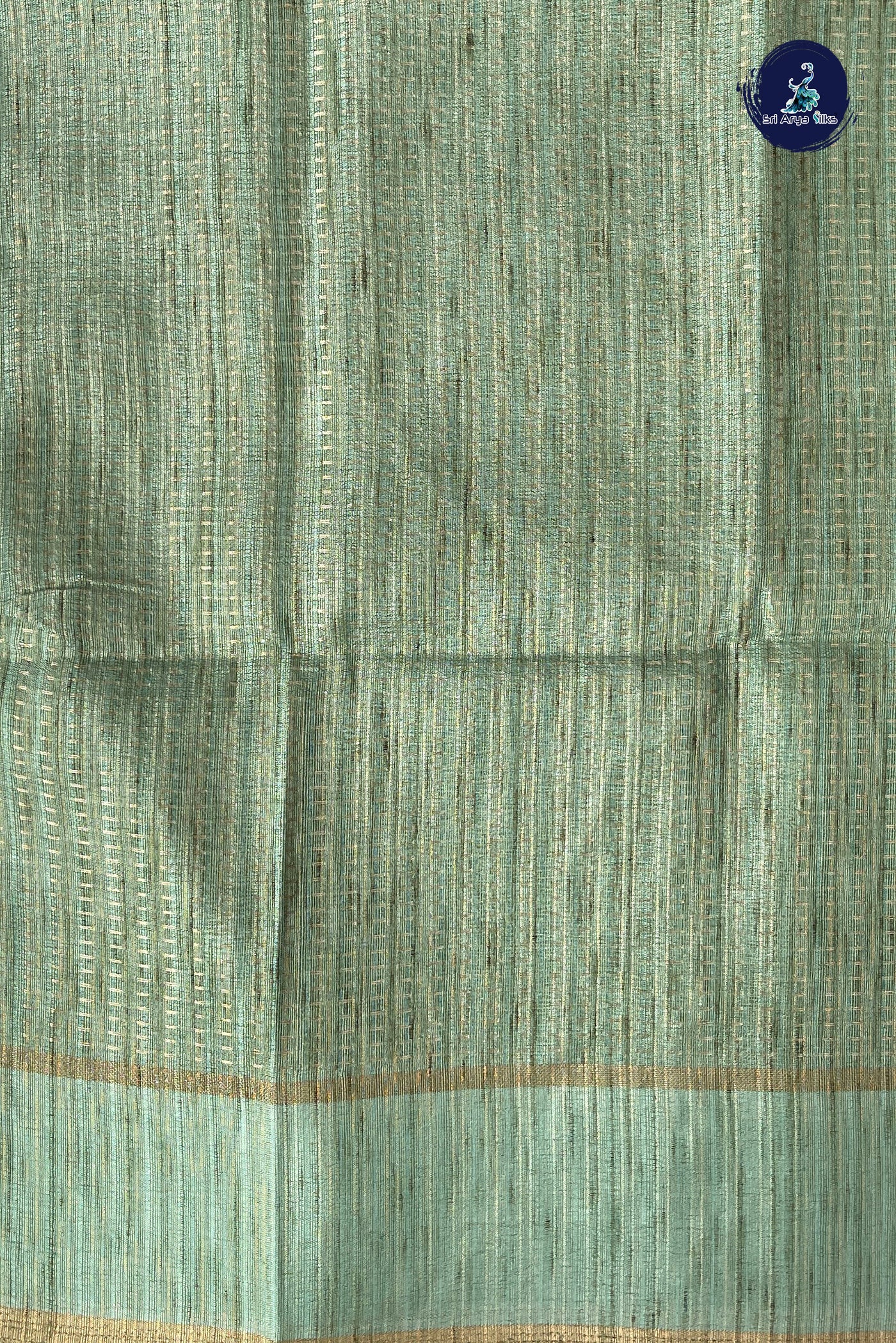 Pastel Shade Semi Tussar Saree With Zari Woven Pattern