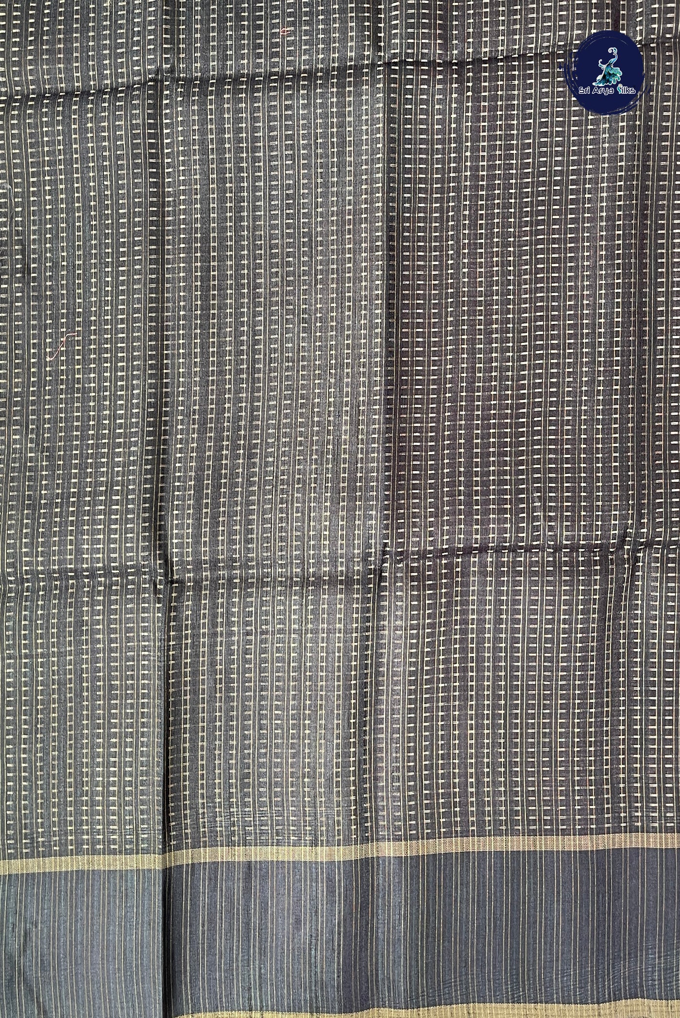 Arakku Semi Tussar Saree With Zari Woven Pattern