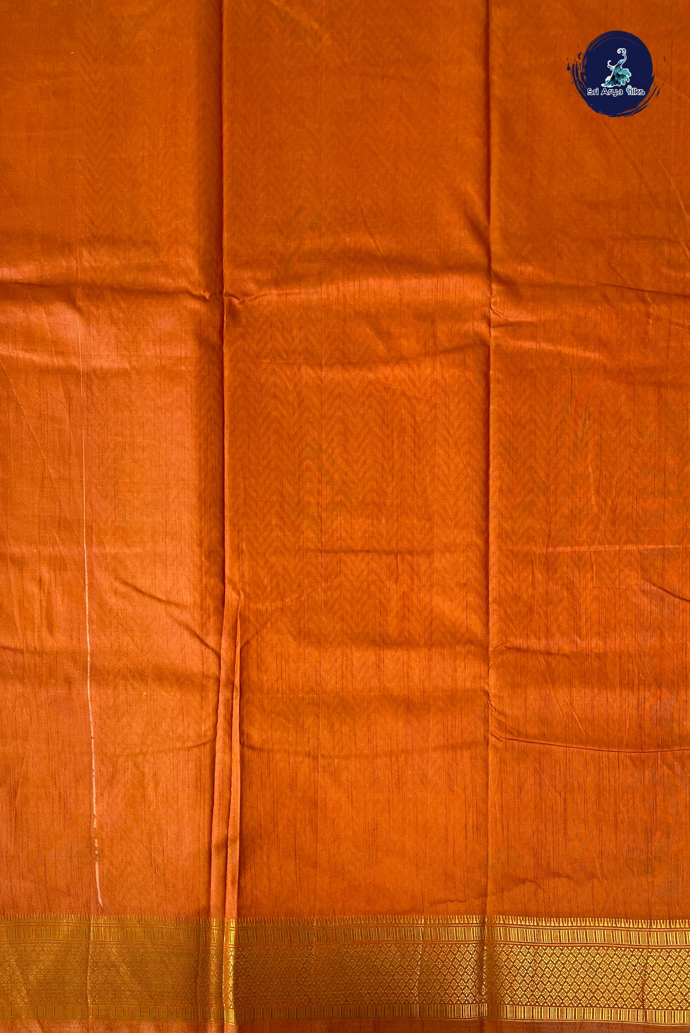 Orangish Pink Semi Pattola Saree With Ikat Pattern