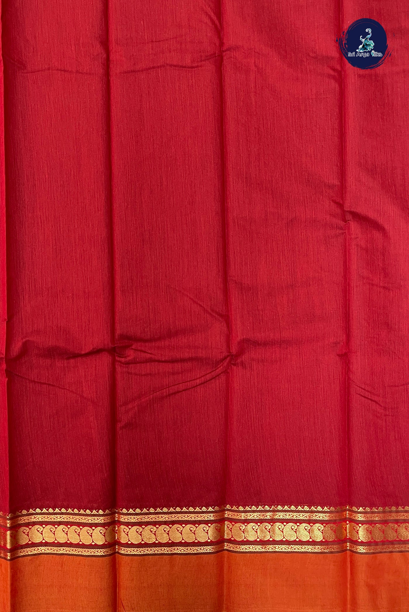 Maroon Budget Semi Silk Cotton Saree With Zari Buttas Pattern