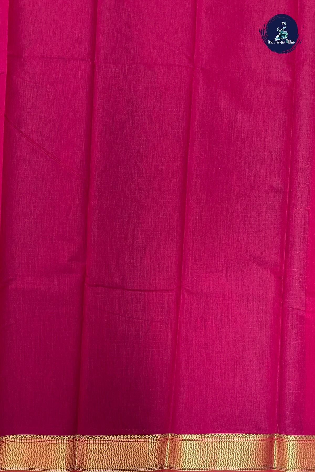 Navy Blue Budget Semi Silk Cotton Saree With Vaira Oosi Pattern