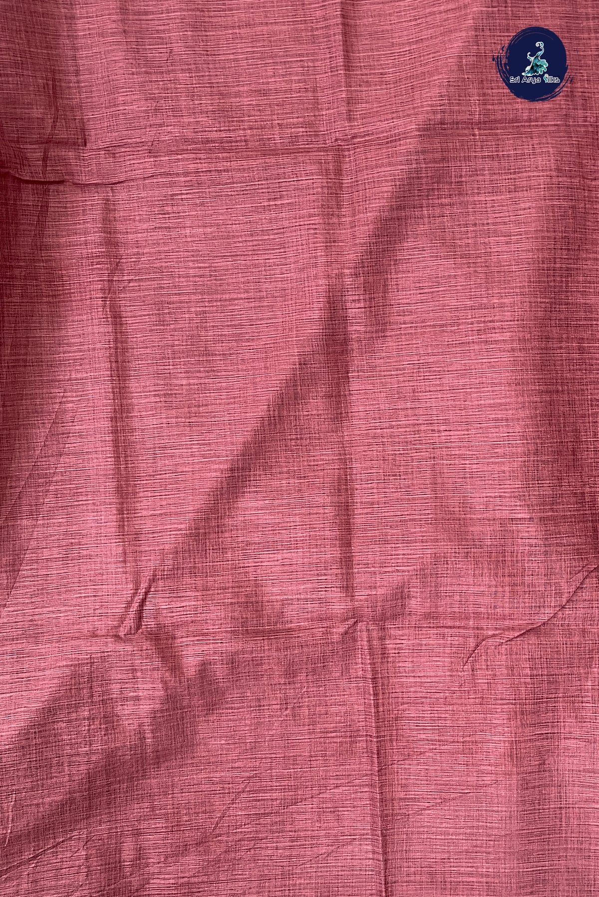 Mauve Semi Tussar Saree With Zari Buttas Pattern