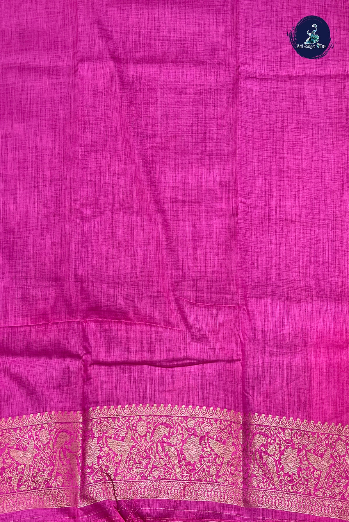 Snuf Semi Raw Silk Saree With Zari Buttas Pattern