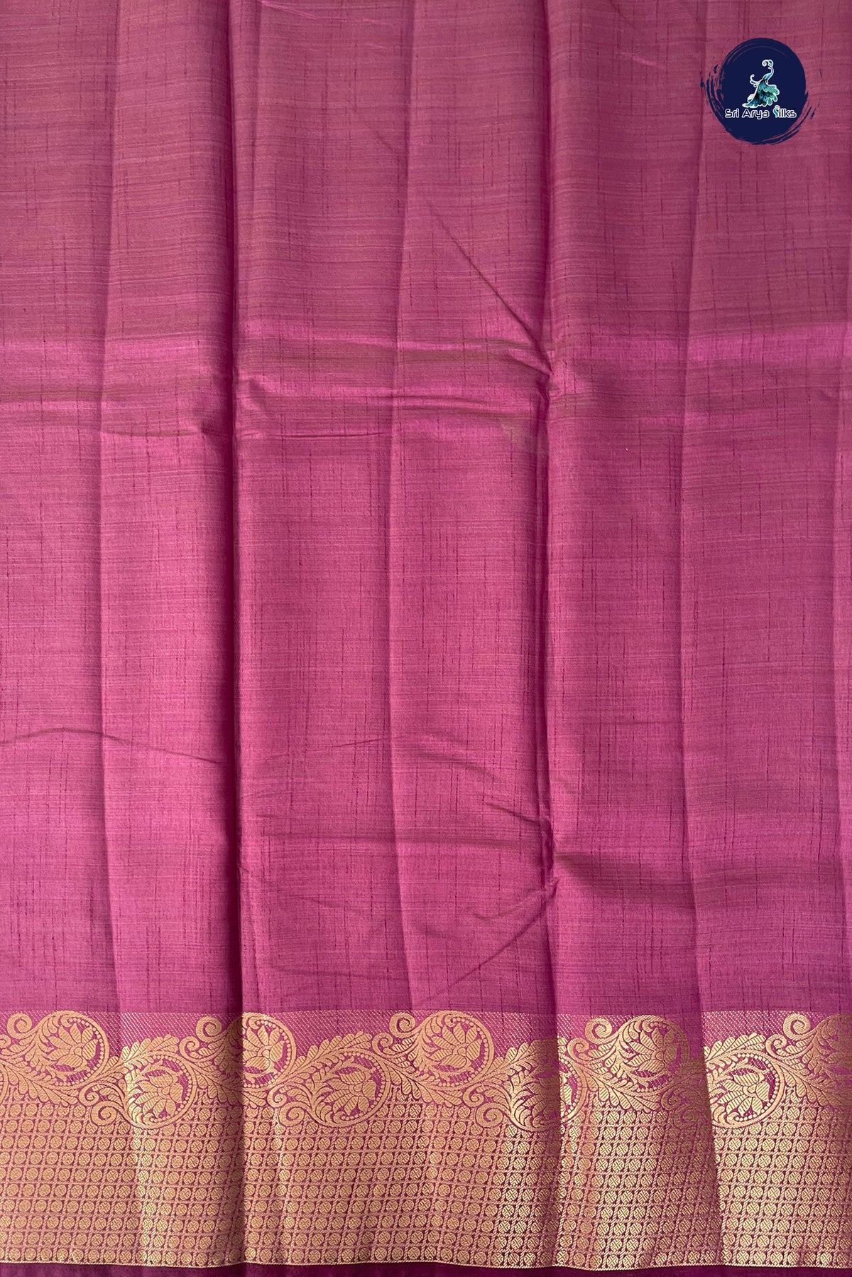 Snuf Semi Tussar Saree With Plain Pattern
