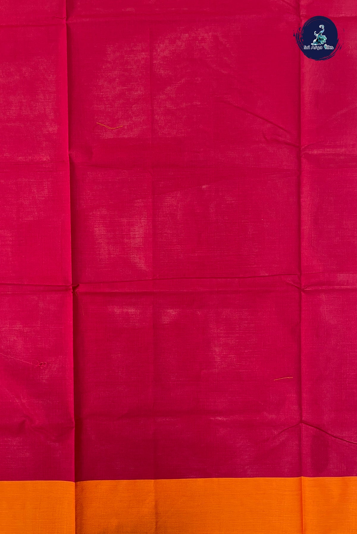 Reddish Pink Kanchi Cotton Saree With Buttas Pattern
