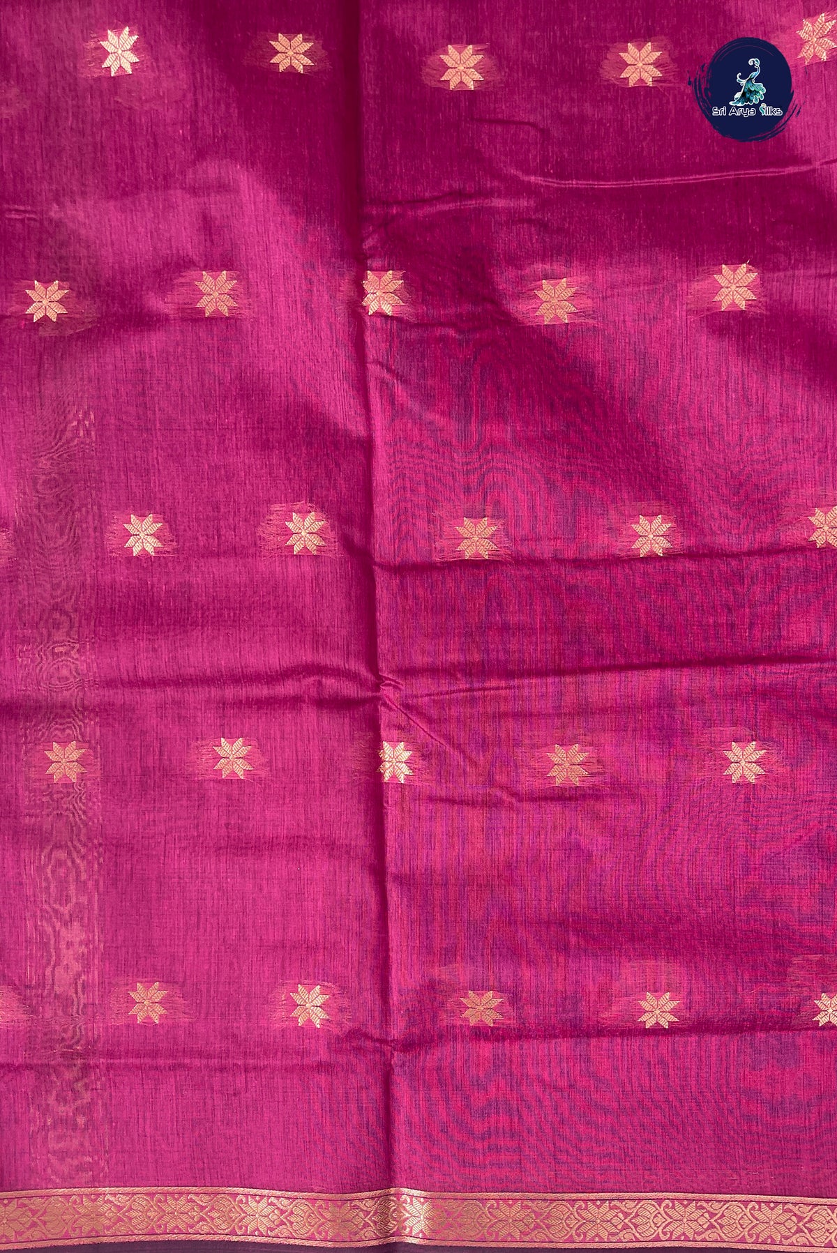 Teal Maheswari Silk Cotton Sarees With Zari Buttas Pattern