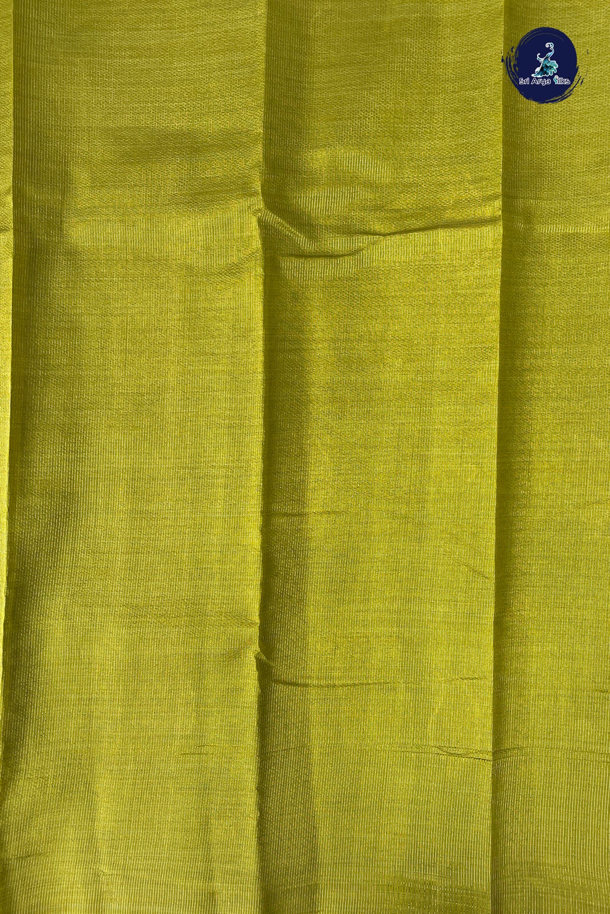 Light Green Semi Tussar Saree With Zari Buttas Pattern