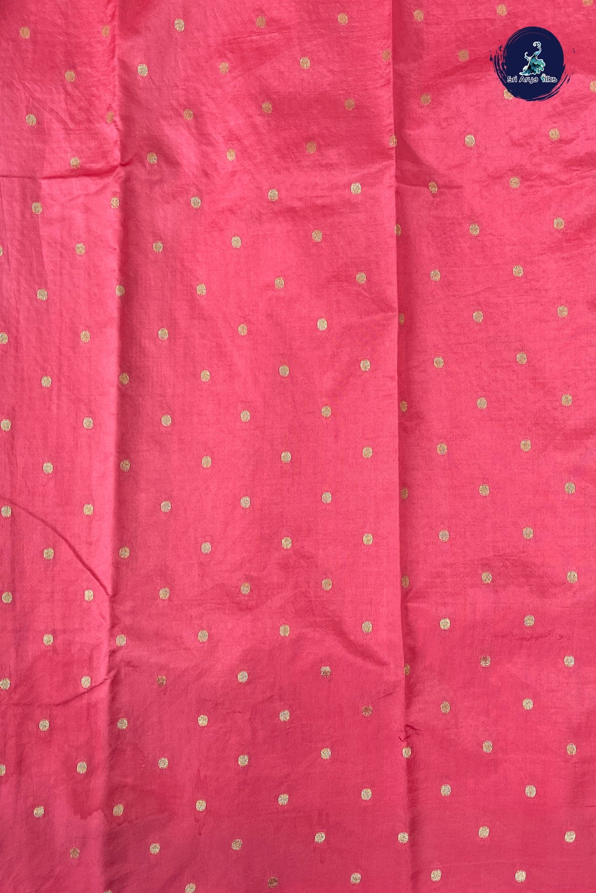Pink Semi Banarasi Saree With Zari Checked Pattern