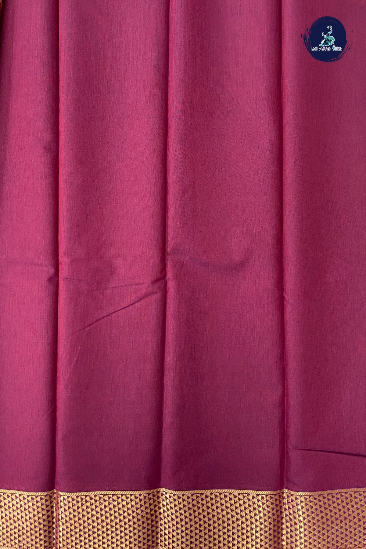 Dual Tone Maroon Budget Semi Silk Cotton Saree With Zari Buttas Pattern