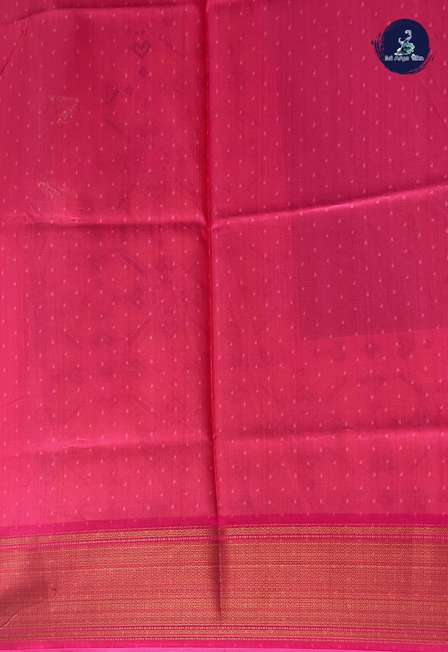 Maroon Casual Saree With Floral Digital Print Pattern