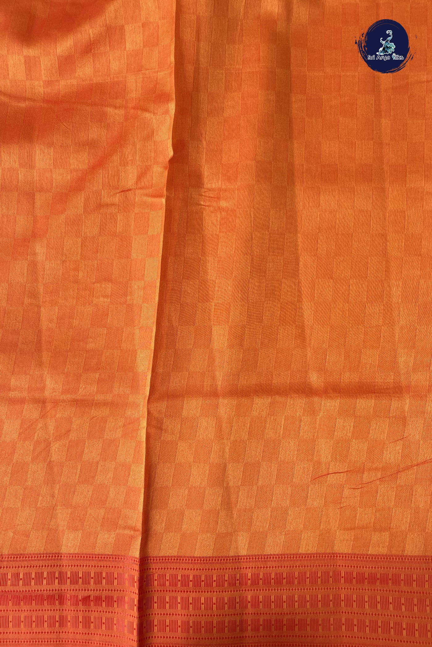 Yellow Semi Tussar Saree With Embossed Pattern