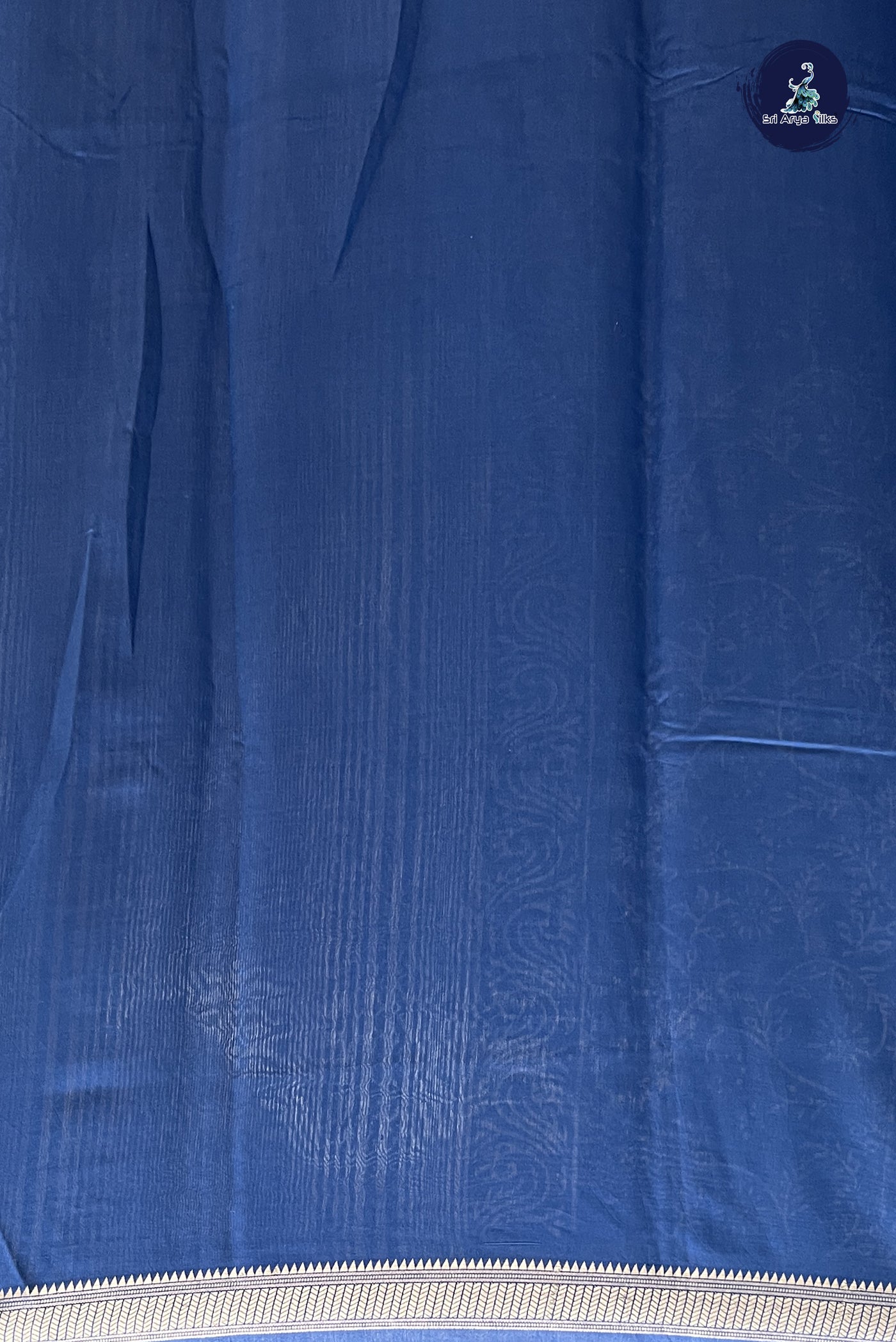 Semi Modal Silk Saree With Ajrakh Print