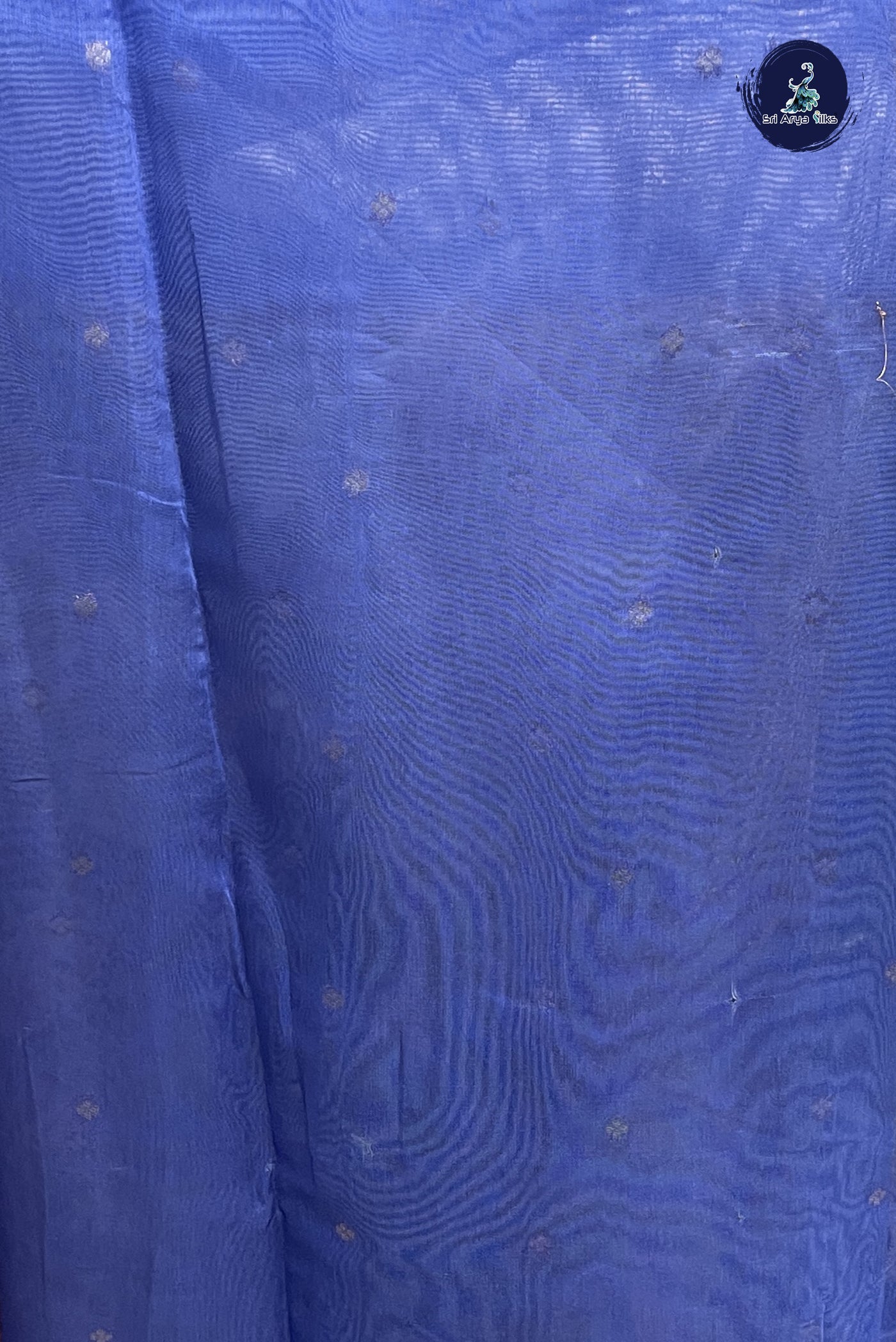 Brown Semi Banarasi Saree With Floral Print