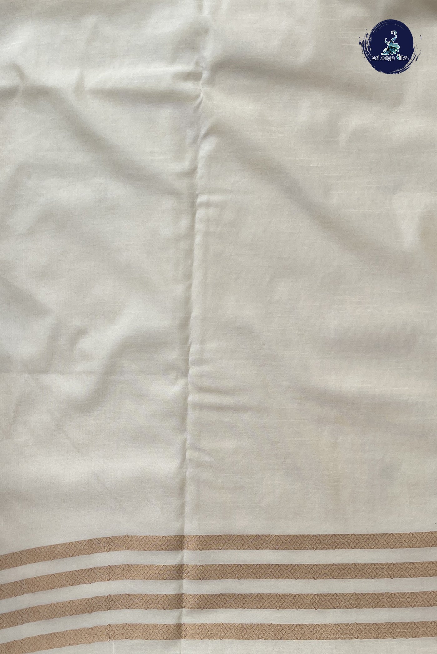 Off White Semi Silk Saree With Zari Buttas Pattern