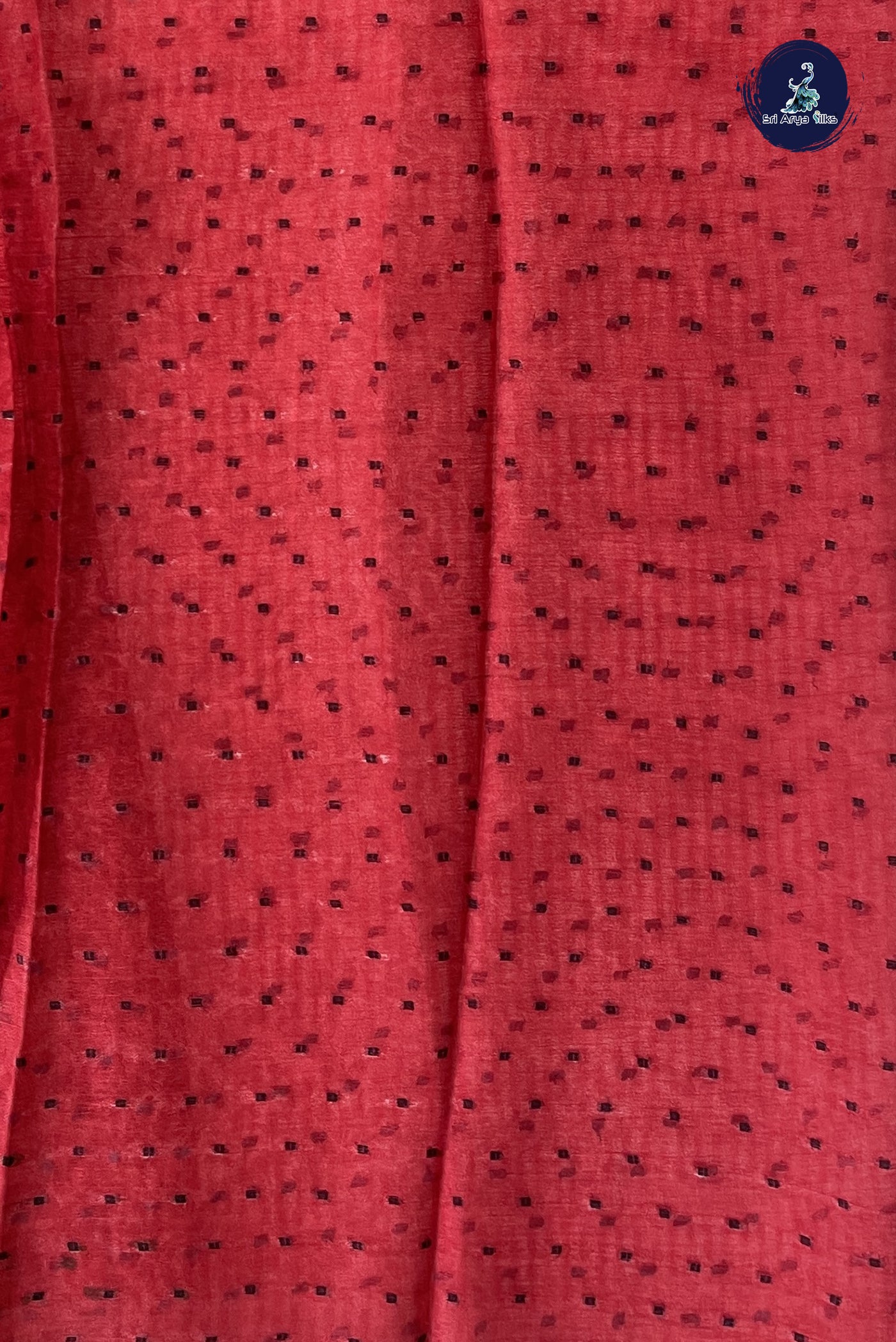 Brown Chiffon Saree With Printed Pattern