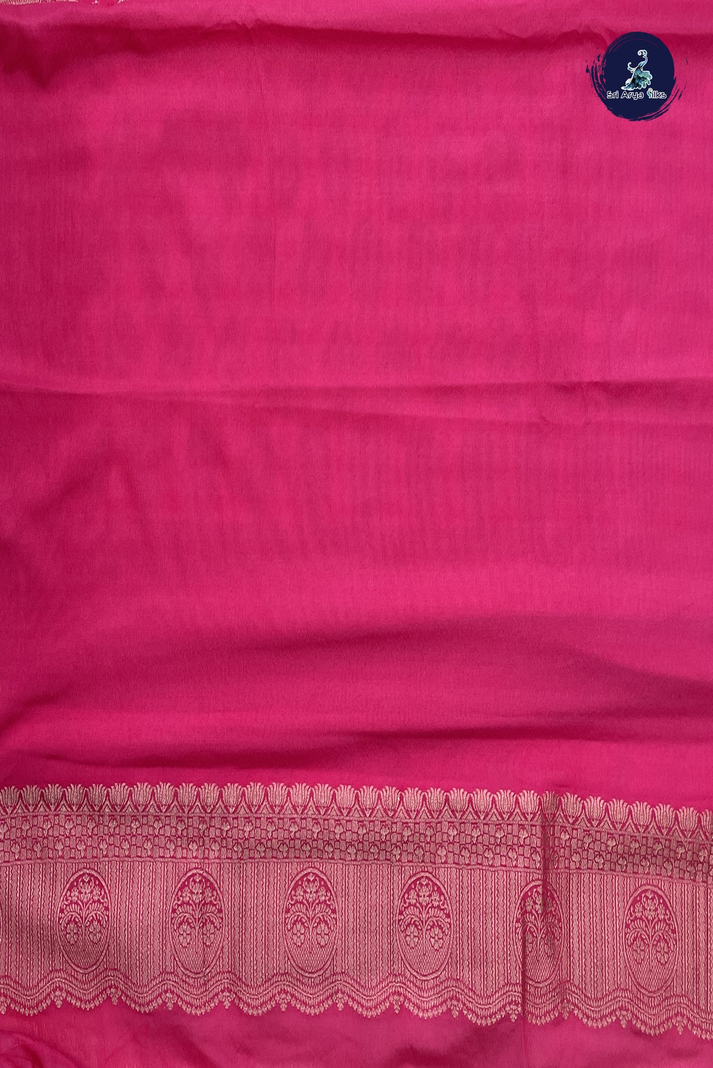 Pink Georgette Banarasi Saree With Zari Buttas Pattern