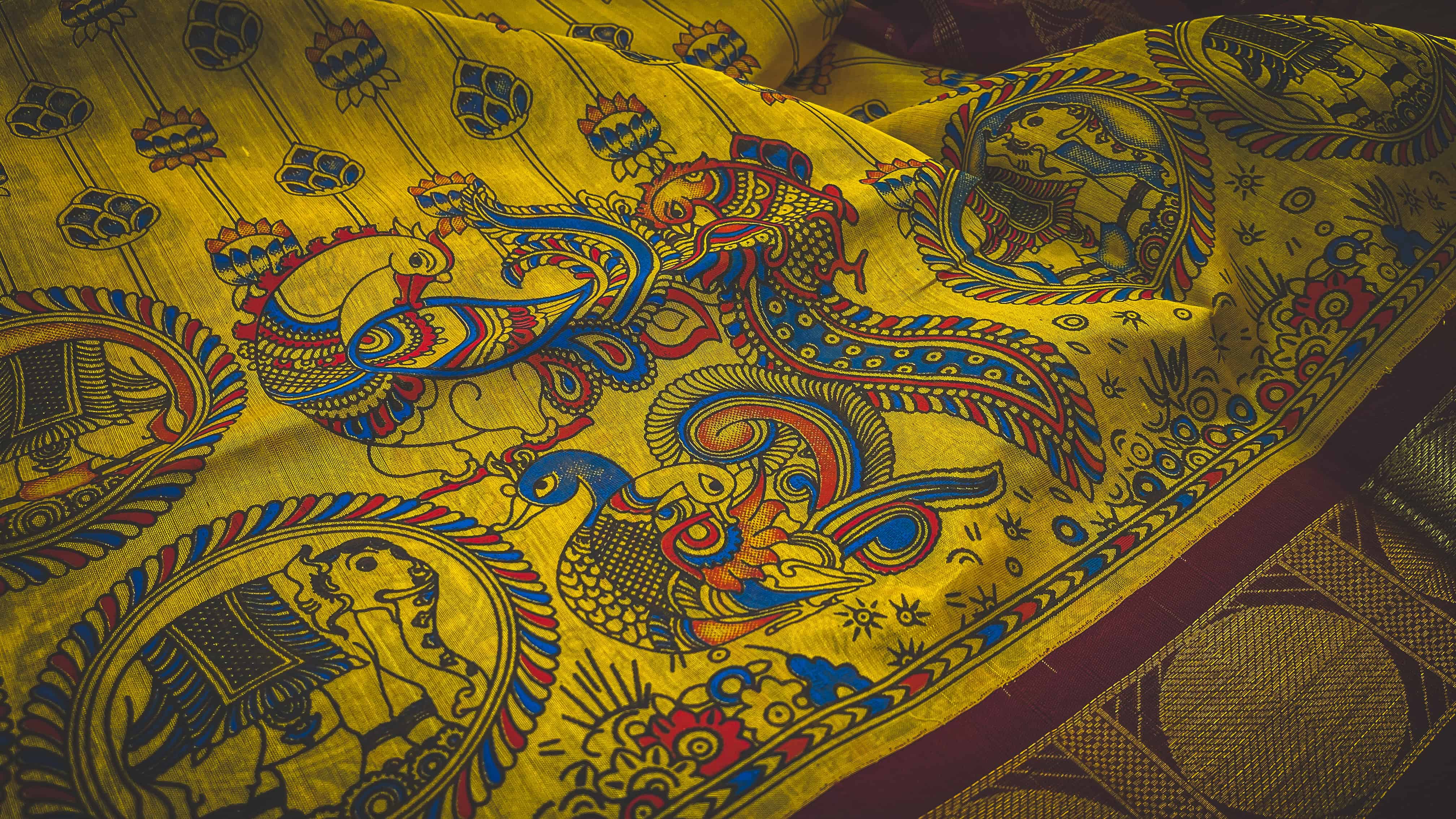 Kalamkari Silk Cotton Sarees