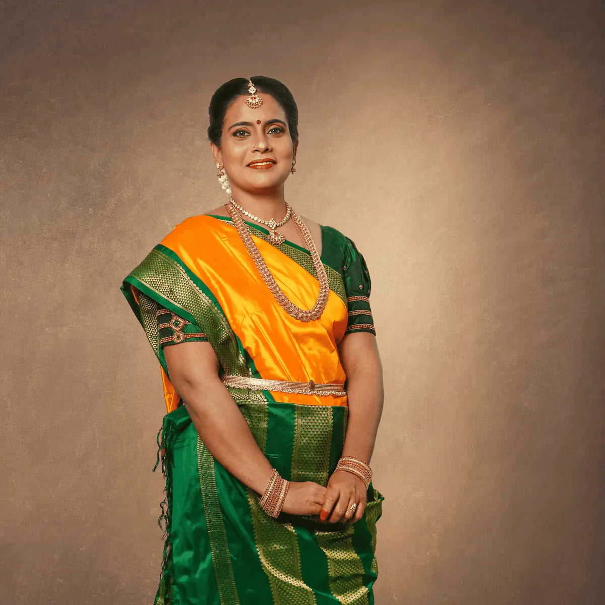 Brahmin sales saree style