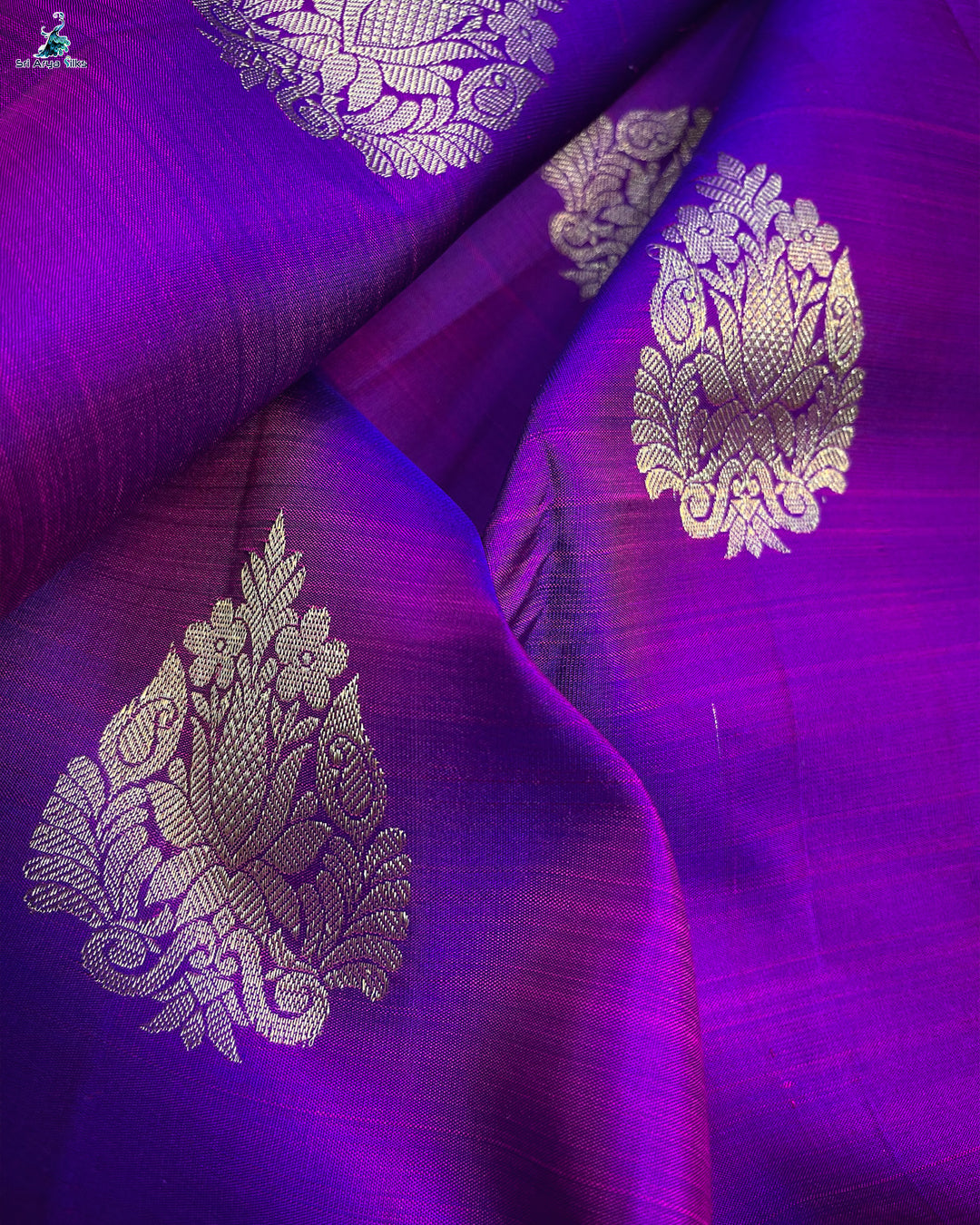 Light Purple Colour, Kanchipuram Designer Saree. – Pulimoottil Online