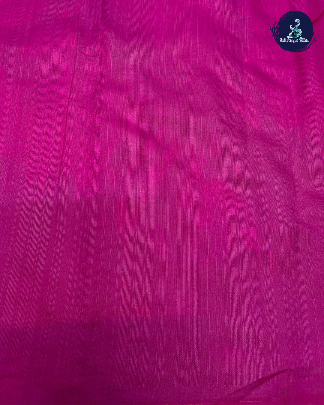 Pink Single Tone Semi Raw Silk Saree