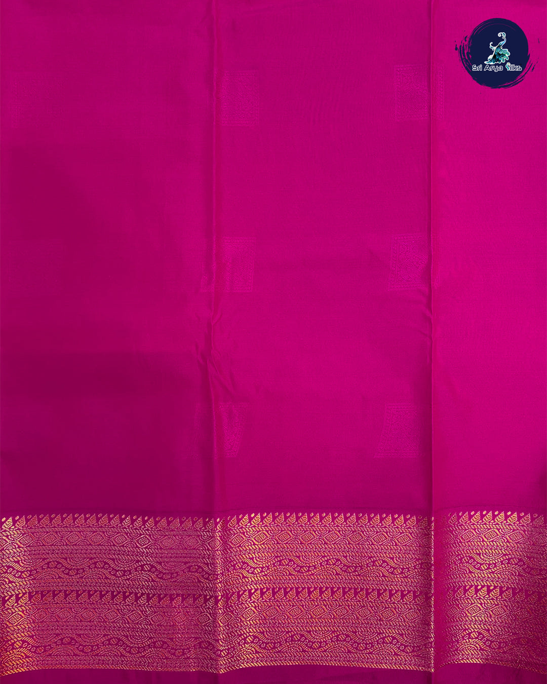 Semi Kanchipuram Silk Saree Green And Pink