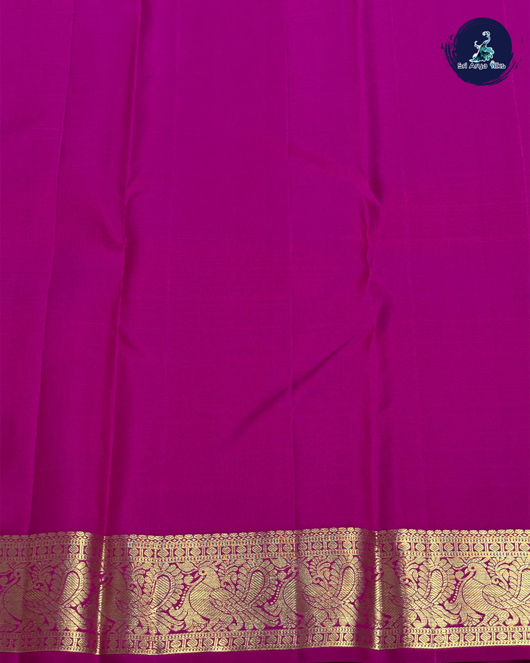 Dual Shade Orange and Pink Pure Kanchipuram Silk Saree