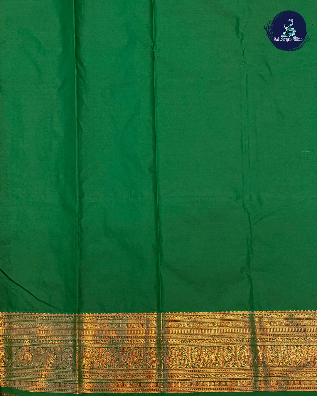 Semi Kanchipuram Silk Saree Grey and Green