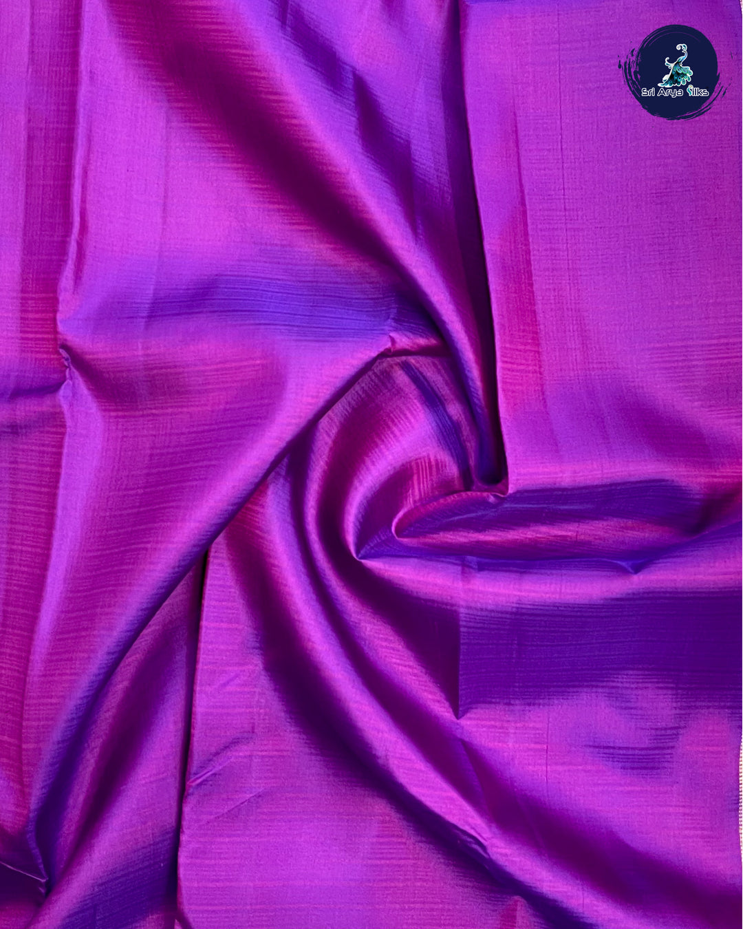 Purple and Majenta Pure Kanchipuram Silk Saree