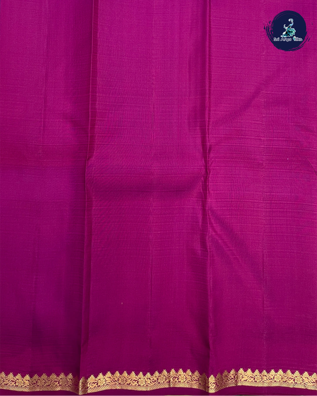 Purple and Majenta Pure Kanchipuram Silk Saree