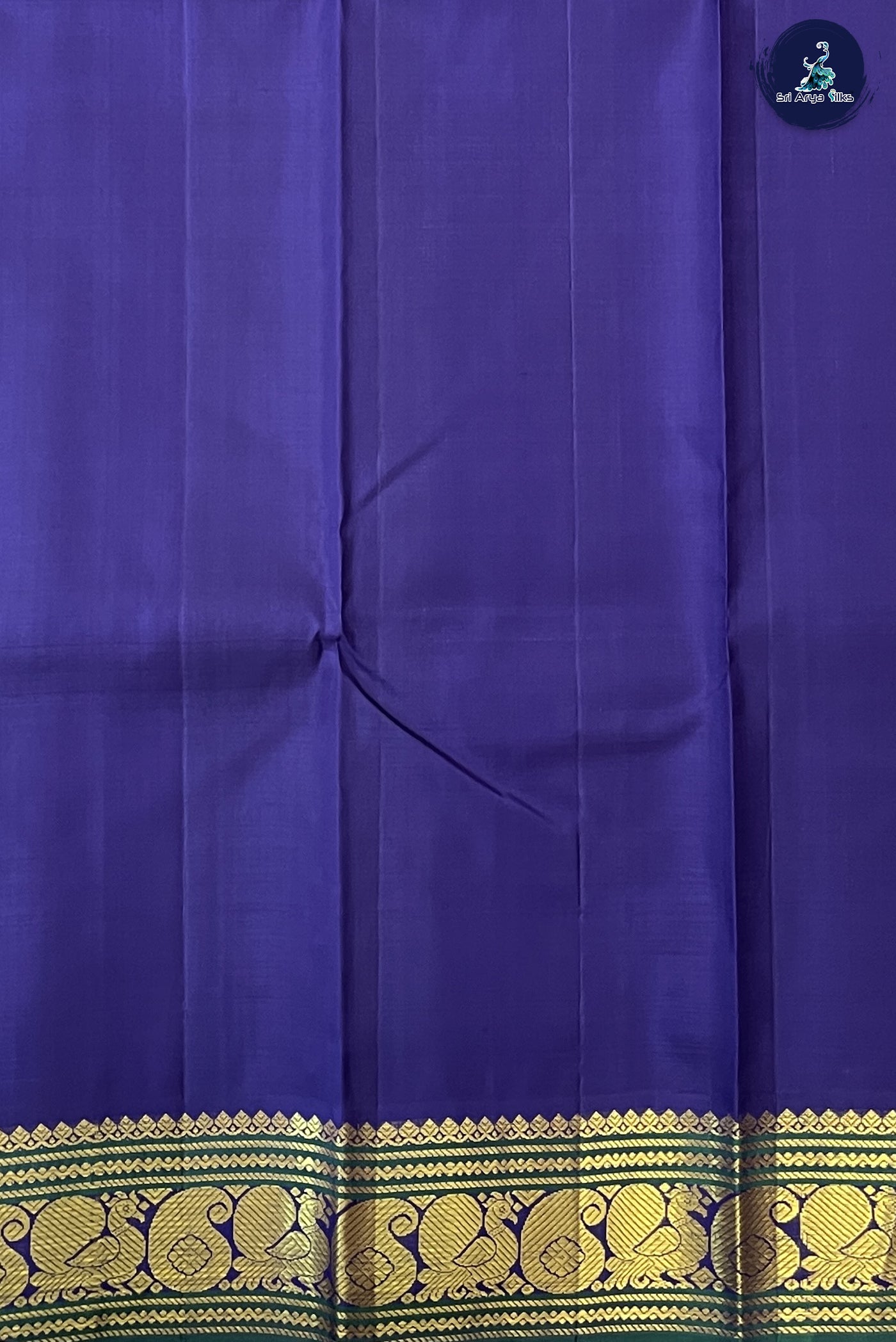 Multi Korvai Contrast Silk Saree With Checked Pattern