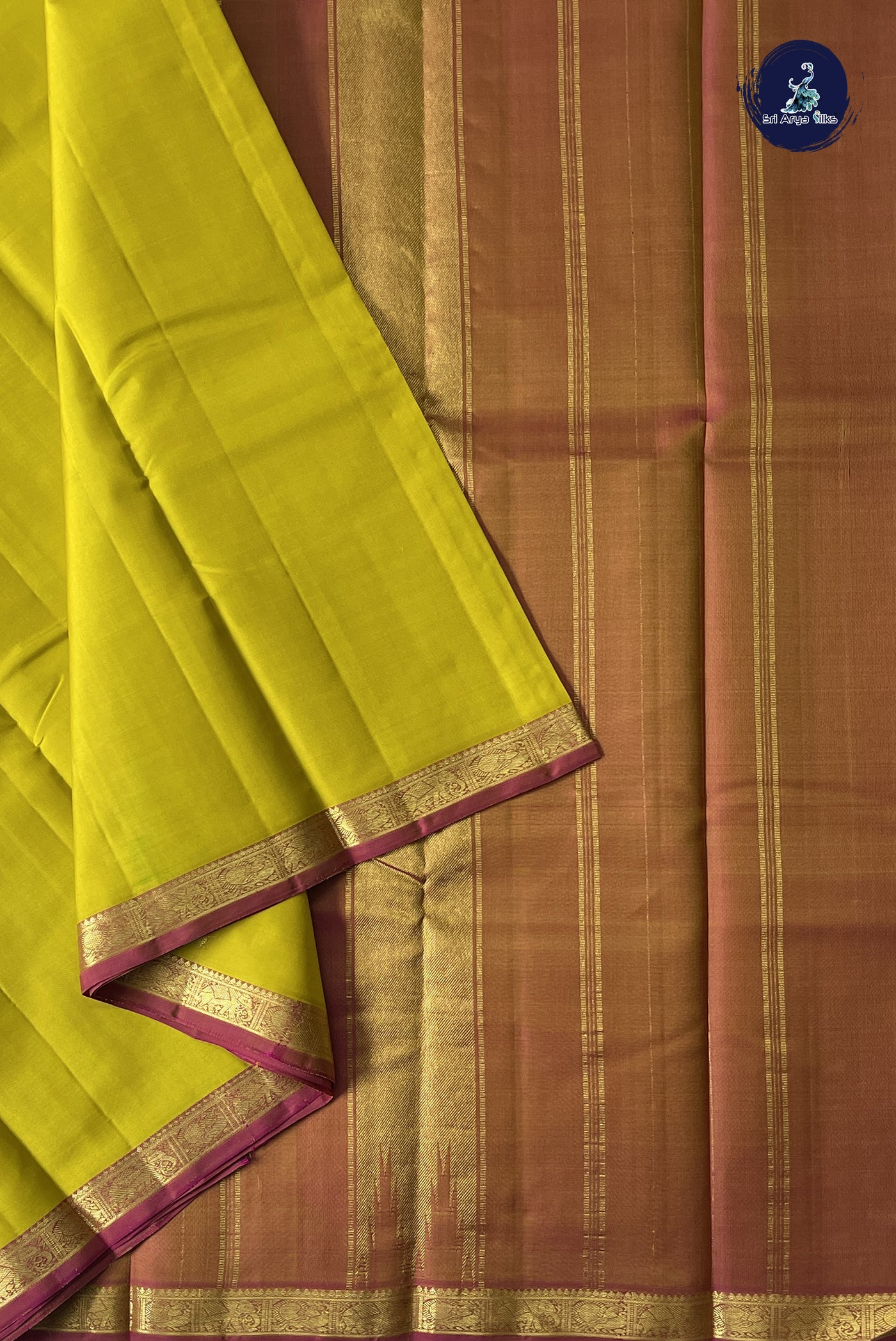 Yellow Light Weight Silk Saree With Zari Buttas Pattern