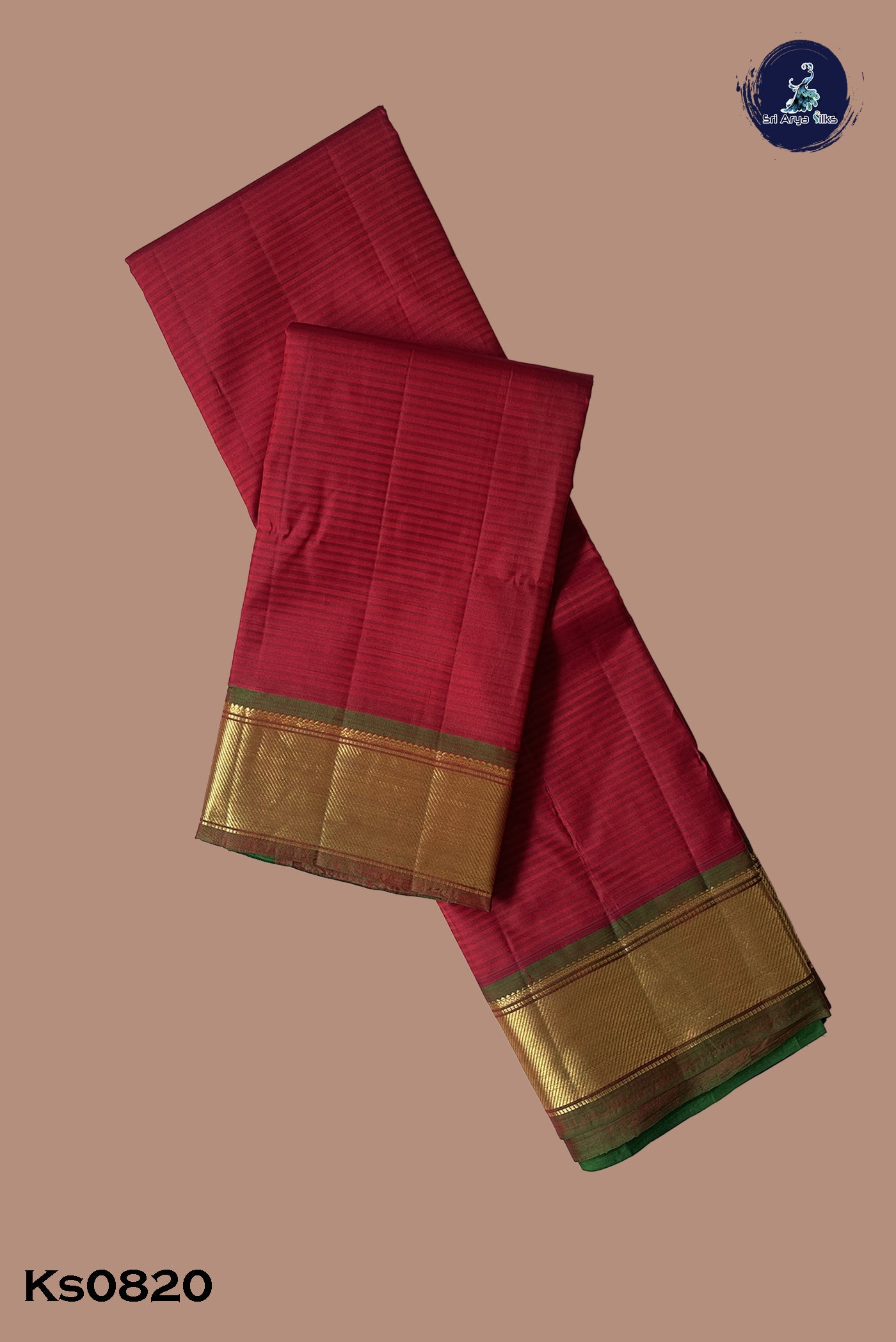 Arakku Light Weight Silk Saree With Doria Lines Pattern