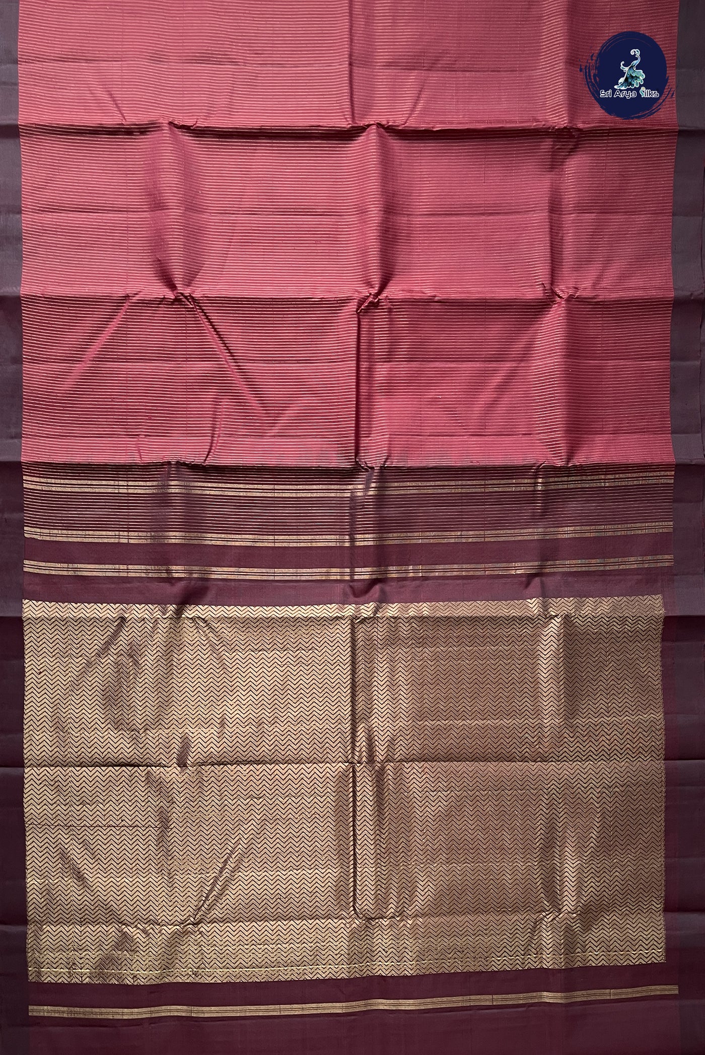 Arakku Light Weight Silk Saree With Stripes Pattern