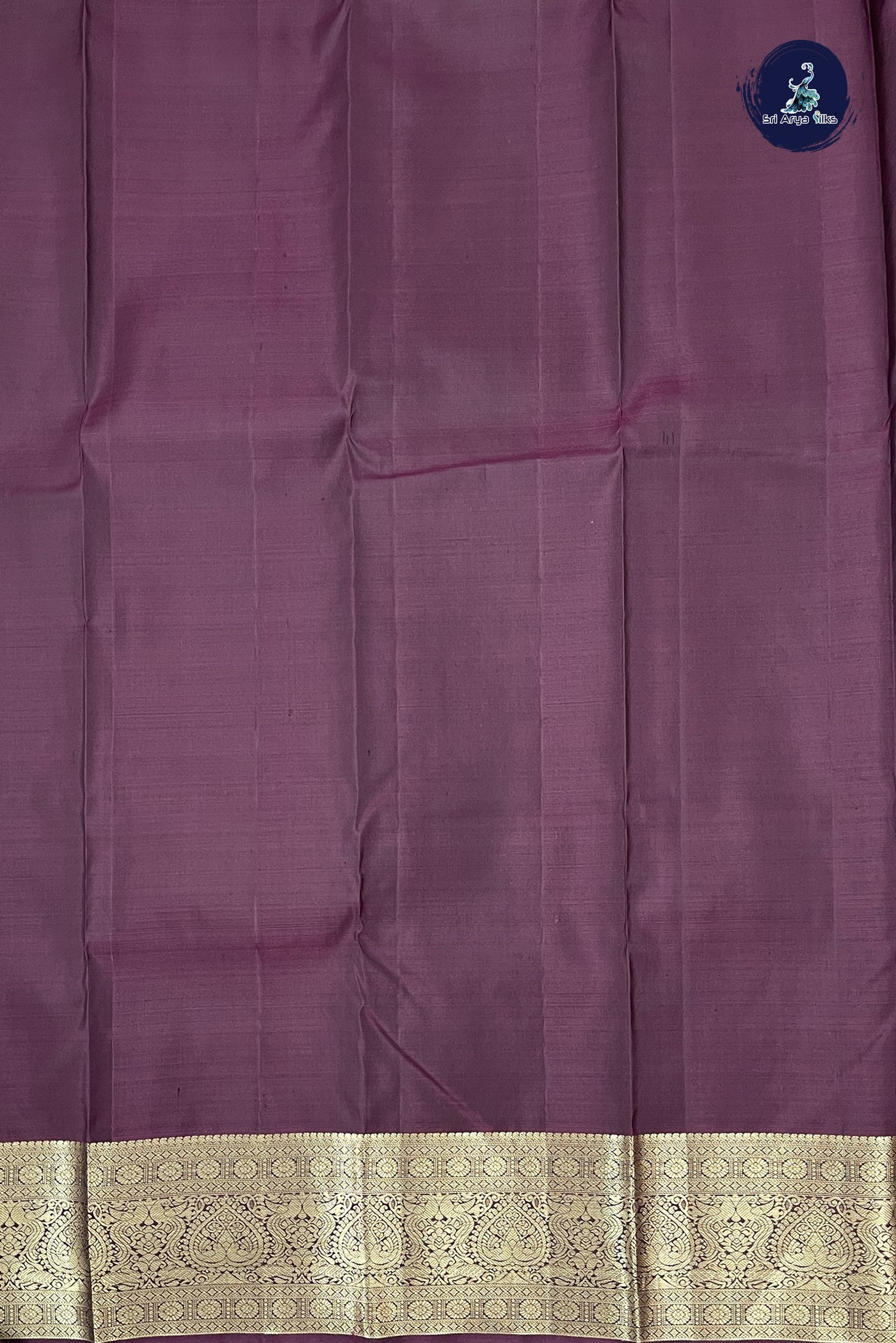 Jamun Bridal Silk Saree With Zari Buttas Pattern