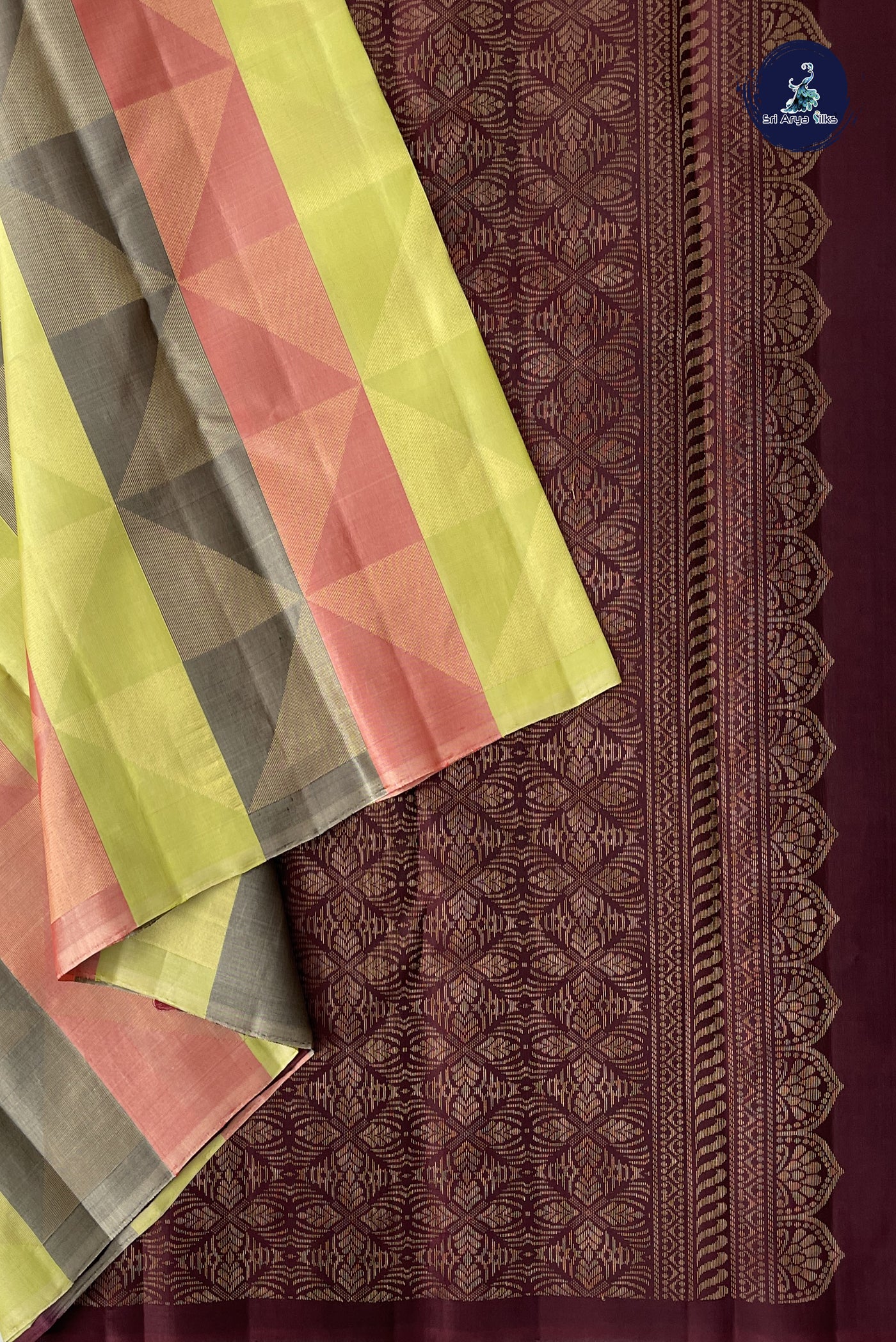 Multi Colour Soft Silk Saree With Zari Woven Pattern