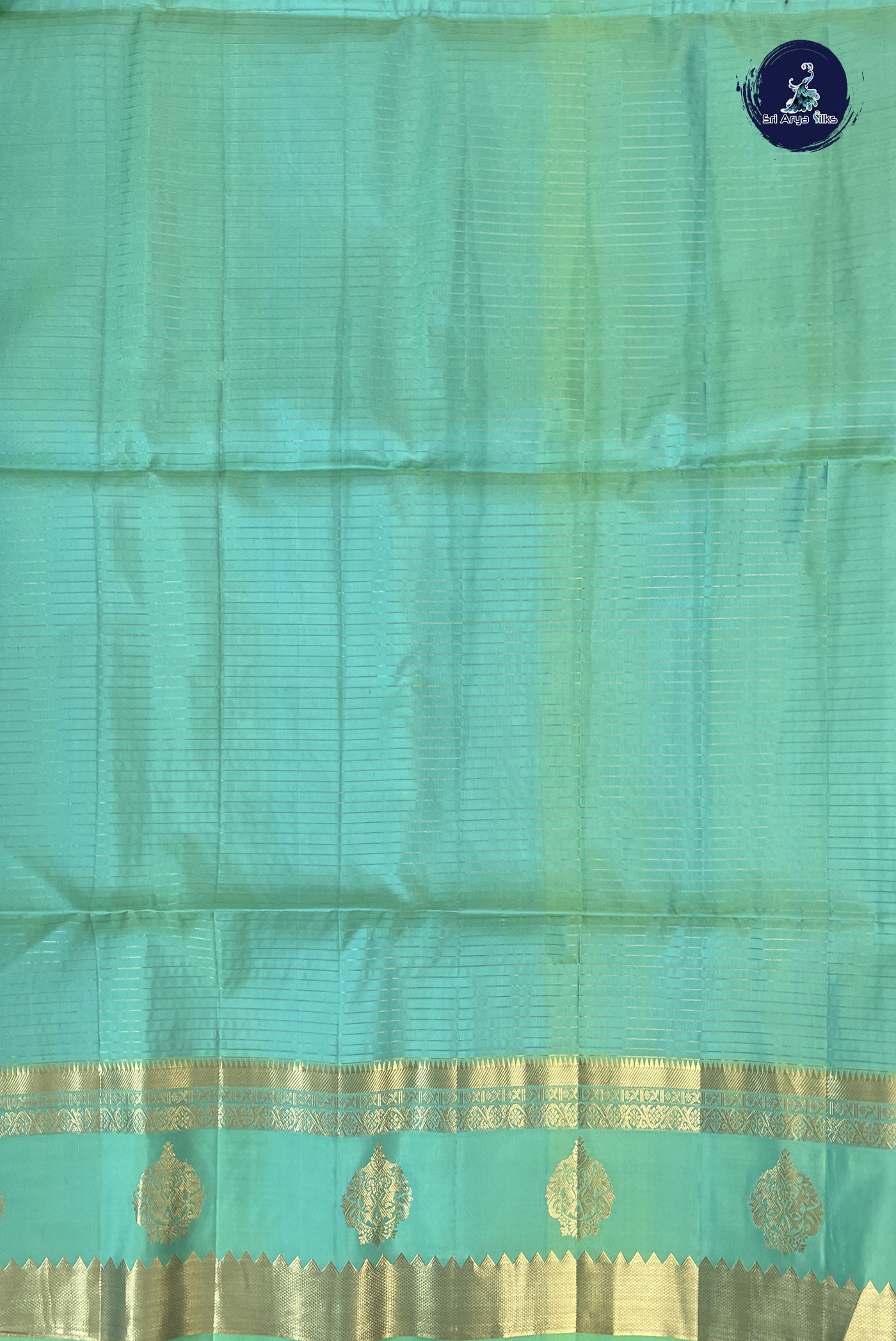 Lime Green Soft Silk Saree With Zari Checked Pattern