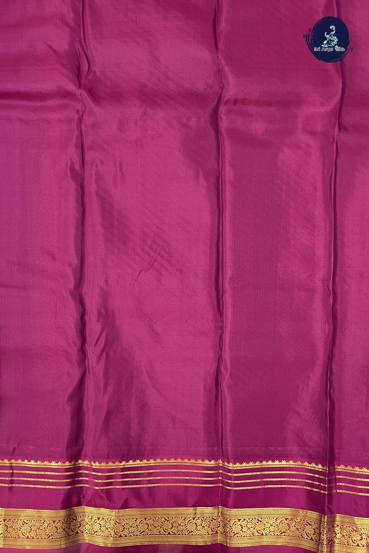 Dual Tone Grey Half Pure Silk Saree With Zari Buttas Pattern