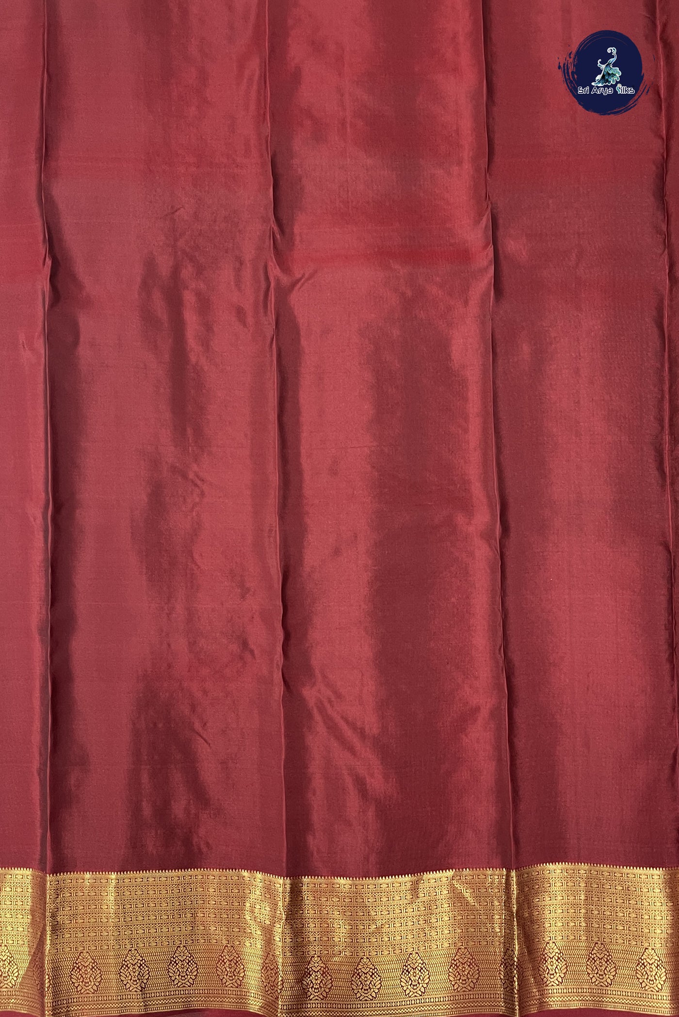 Golden Mustard Half Pure Silk Saree With Stripes Pattern