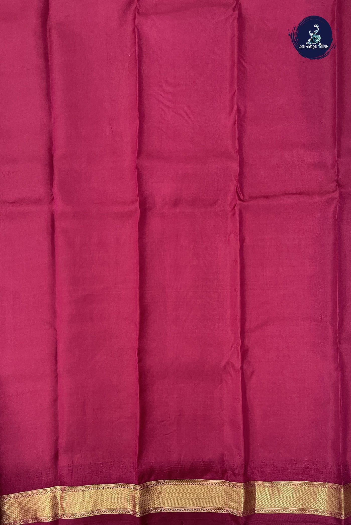 Lotus Pink Half Pure Silk Saree With Zari Buttas Pattern