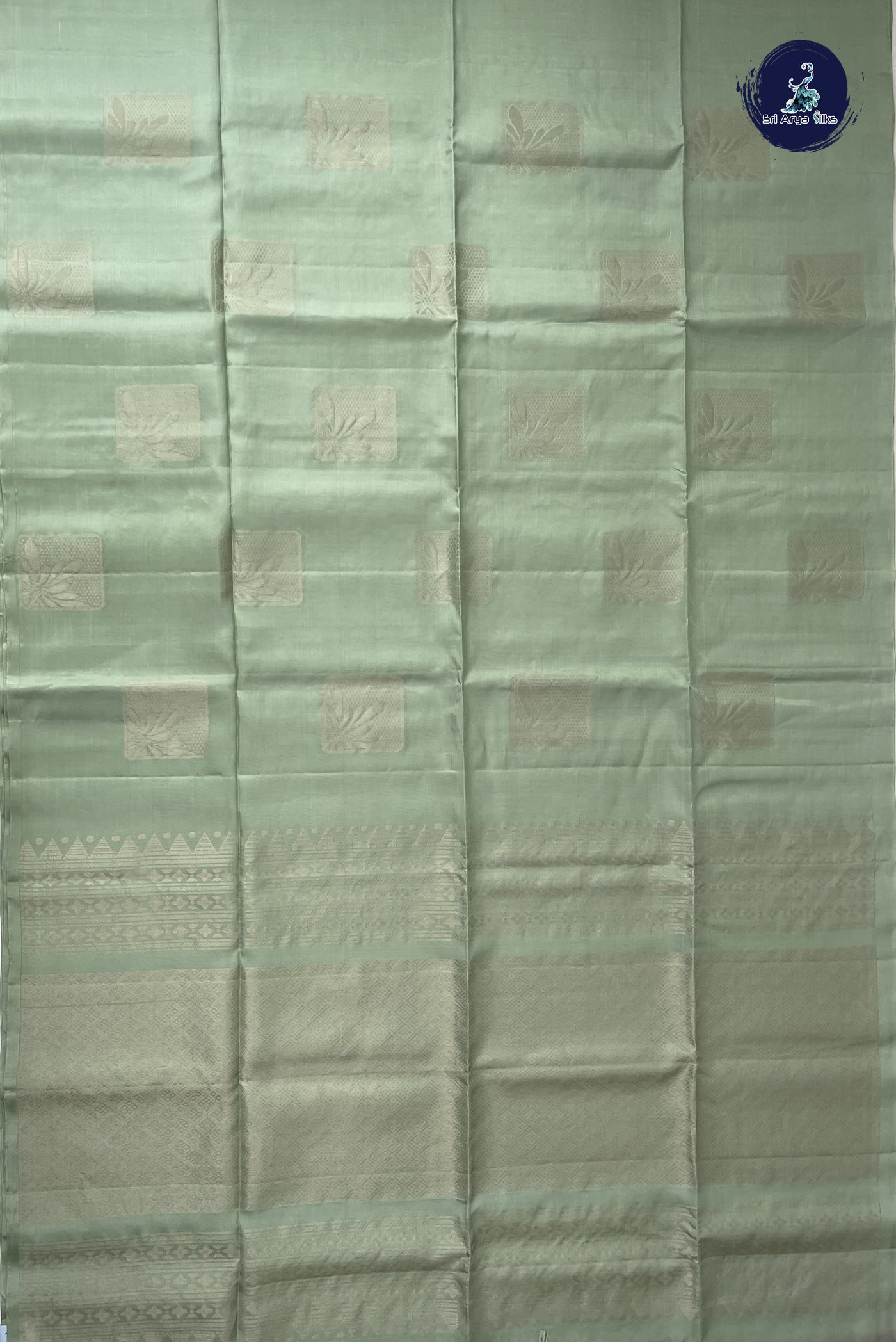 Pastel Shade Half Pure Silk Saree With Zari Buttas Pattern